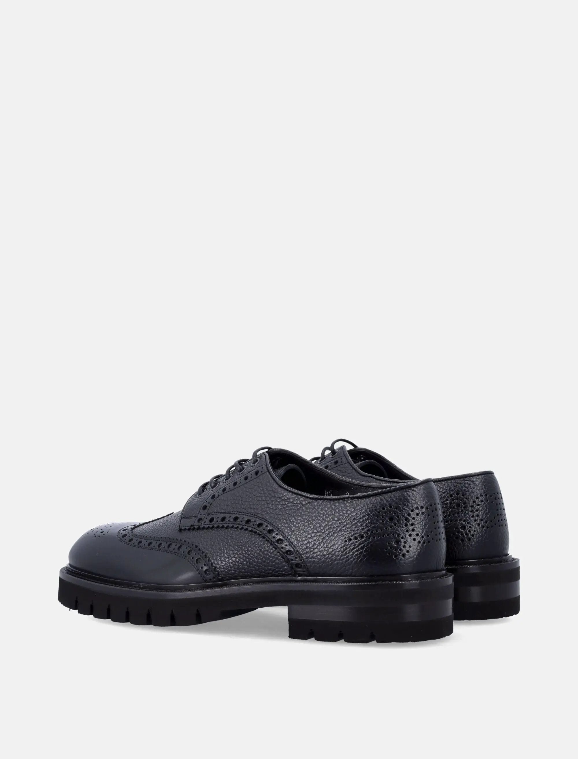 Leather Derby With Broguing Salvatore ferragamo оригінал – Купити в Україні – збільшений вид