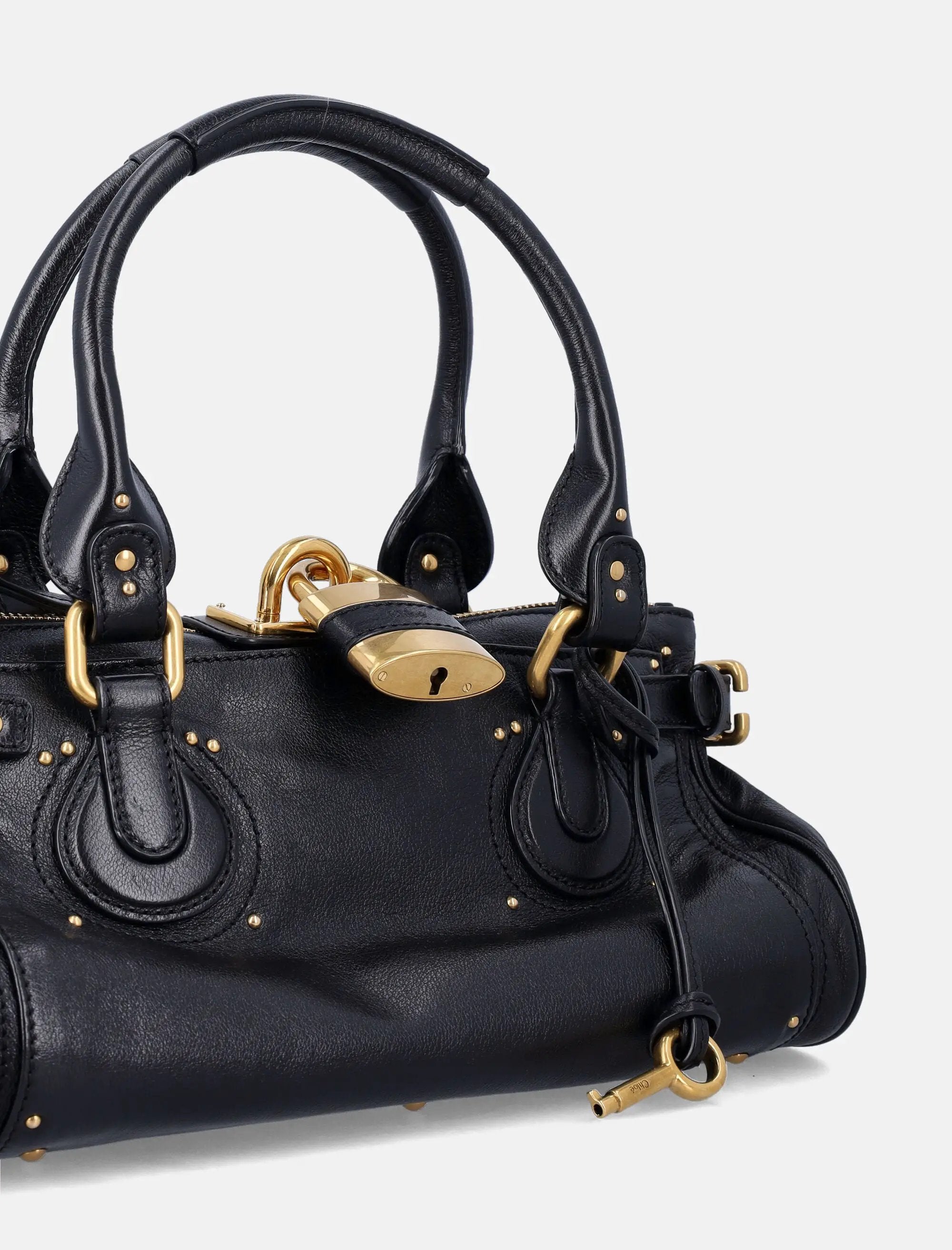 Paddington Bag In Grained Buffalo Leather Chloe оригінал – Купити в Україні – вид ззаду