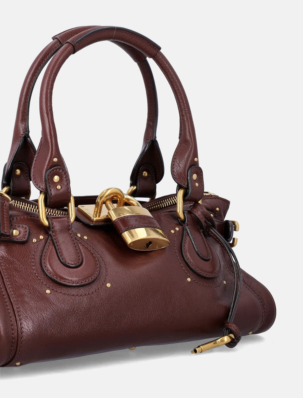 Paddington Bag In Grained Buffalo Leather Chloe оригінал – Купити в Україні – вид ззаду