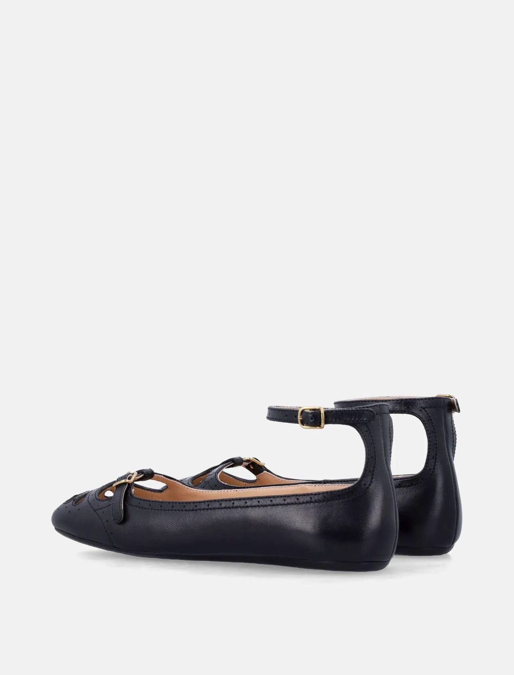 Misty Lambskin Ballerinas With Buckle Chloe – Гарантія оригінальності – збільшений вид