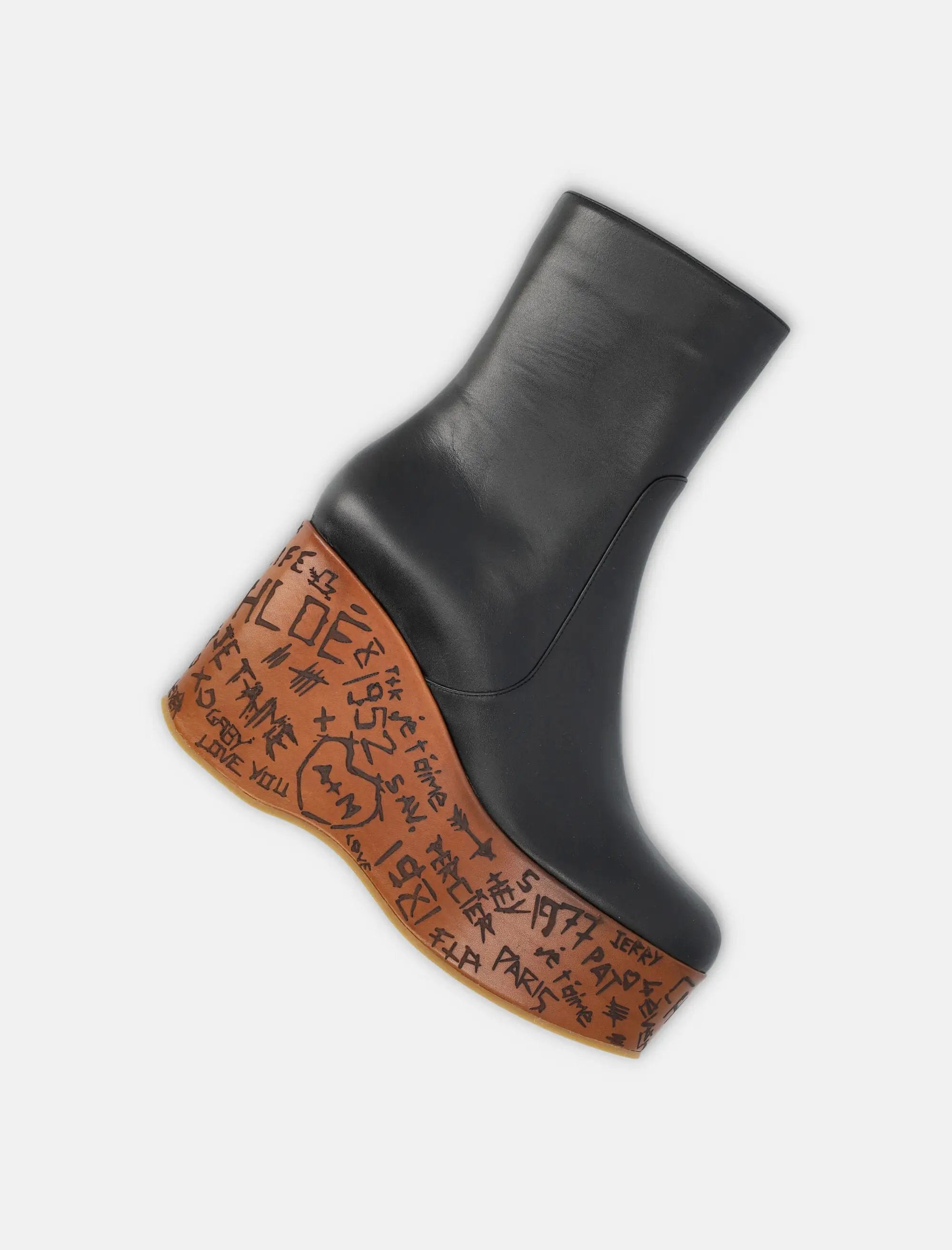 Maxime Leather Wedge Ankle Boots Chloe оригінал – Купити в Україні – детальний вид