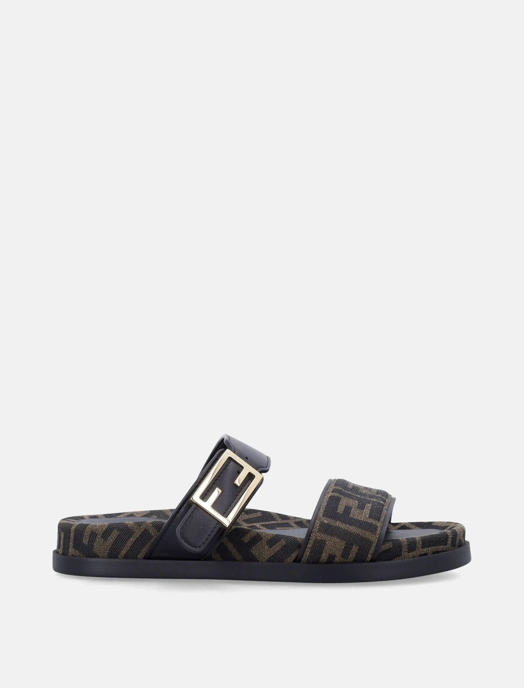 Ff Monogram Leather Sandals Fendi оригінал – Купити в Україні – боковий вид