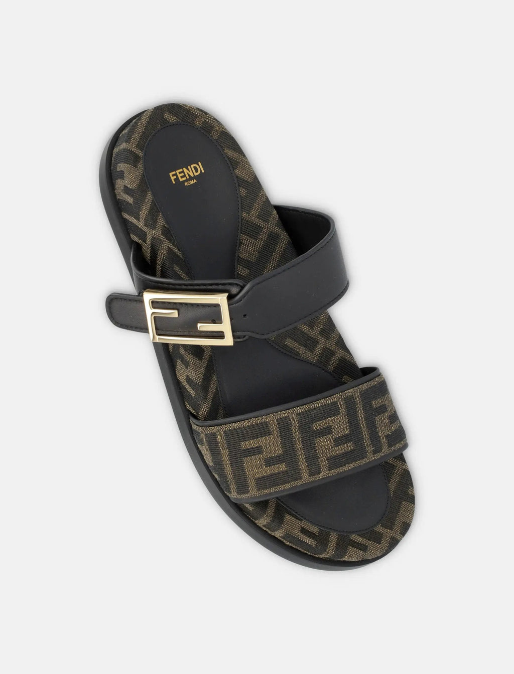 Ff Monogram Leather Sandals Fendi оригінал – Купити в Україні – детальний вид