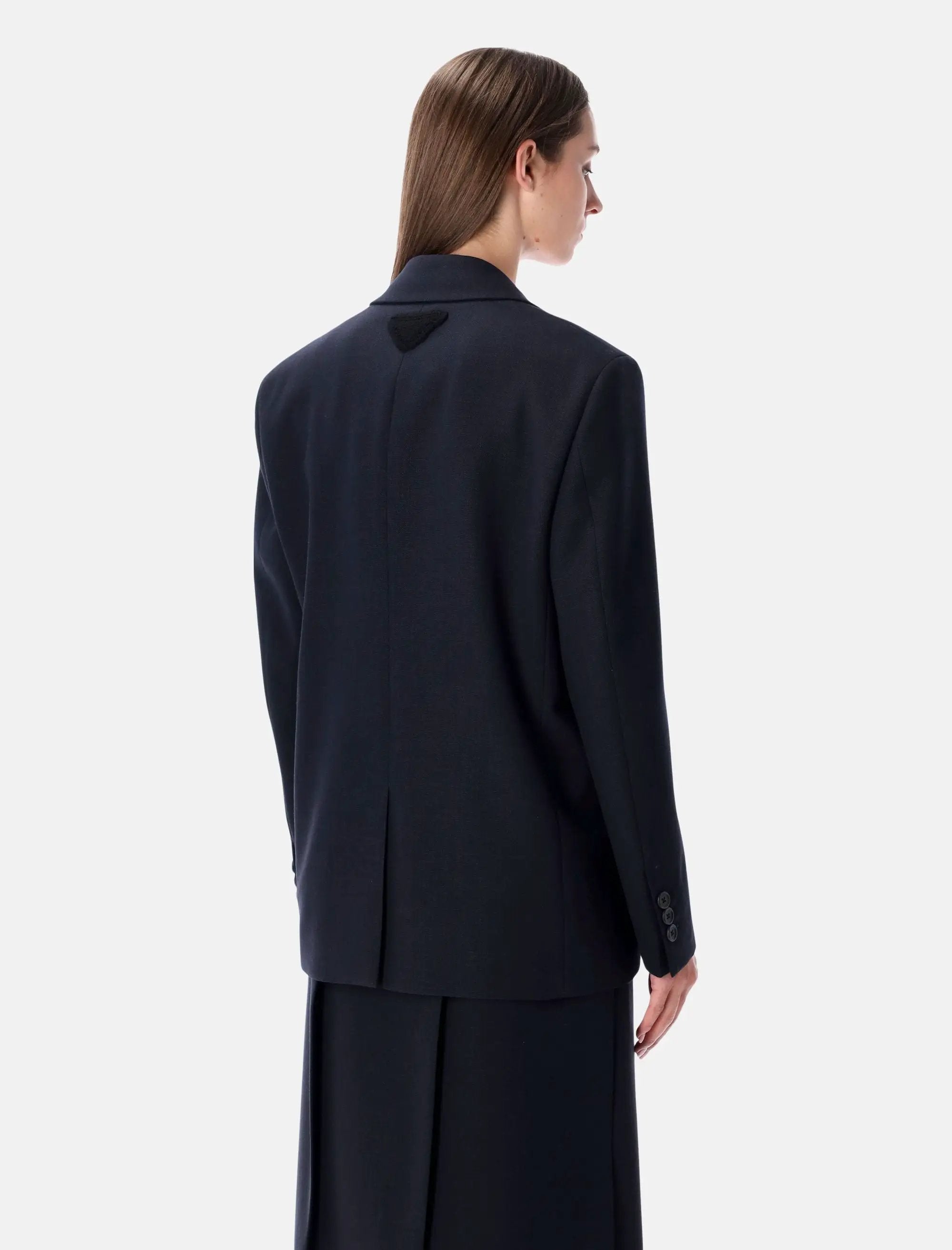 Single Breasted Rush Stitch Jacket Prada оригінал – Купити в Україні – вид ззаду