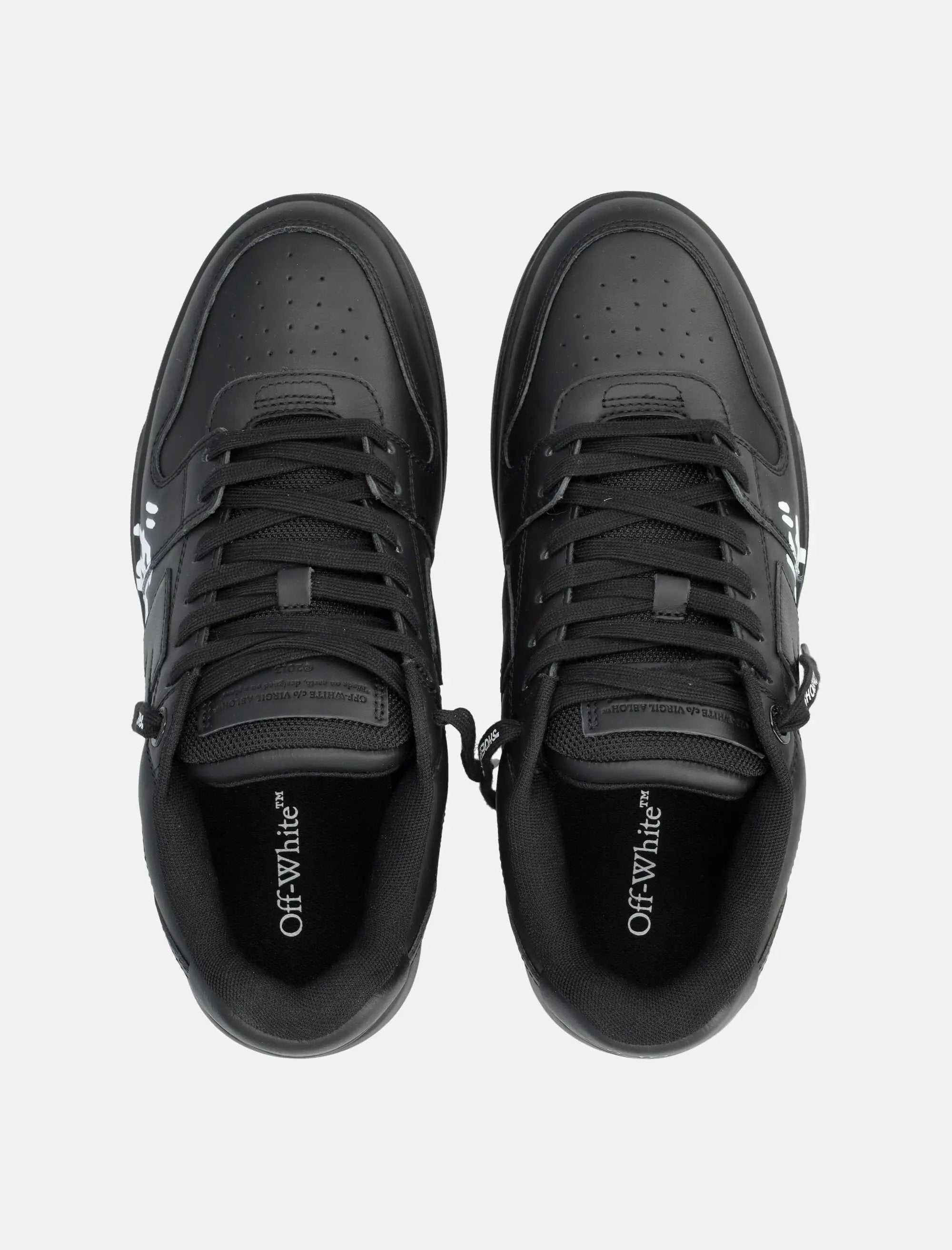 Оригінальна Out Of Office For Walking Leather Sneakers Off-white – вид ззаду