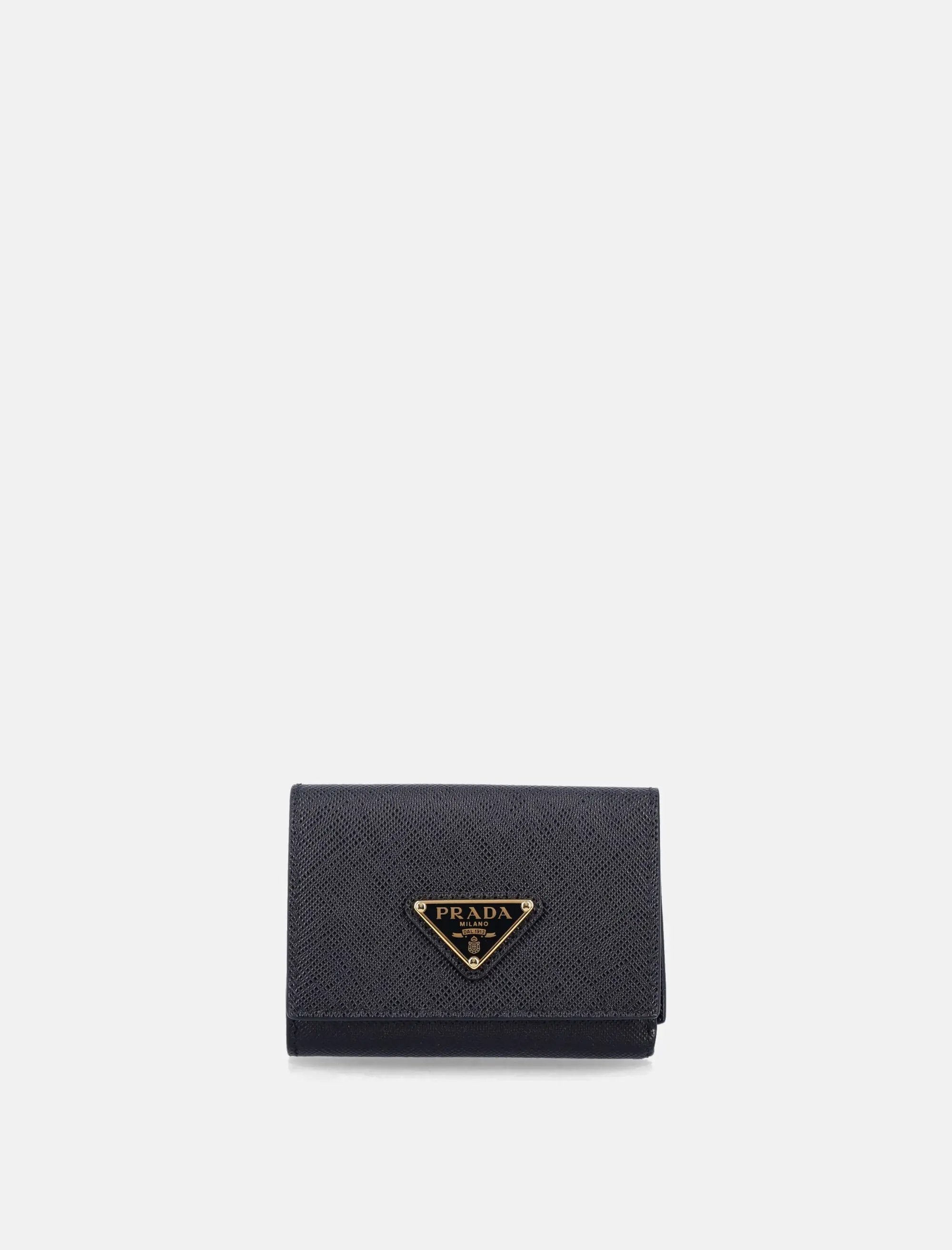 Оригінальна Saffiano Leather Wallet Prada – боковий вид