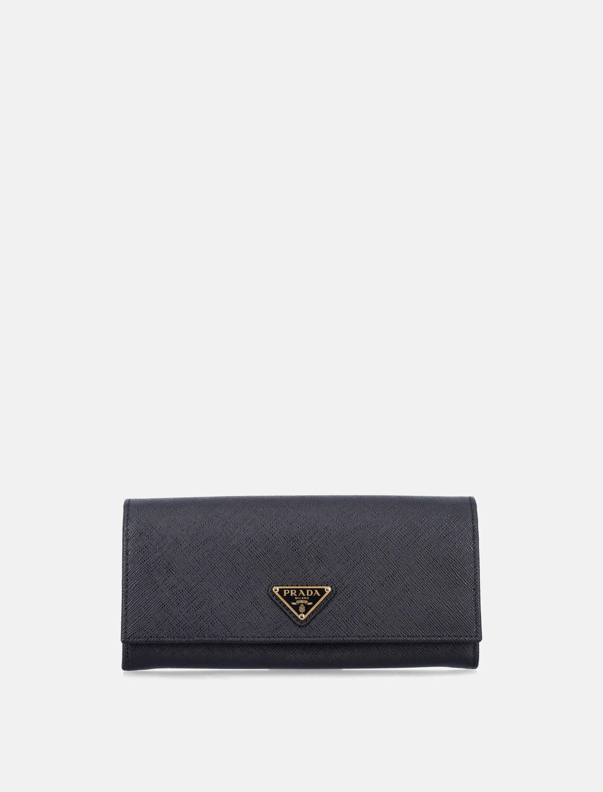 The Prada Saffiano Leather Continental Wallet Prada оригінал – Купити в Україні – боковий вид