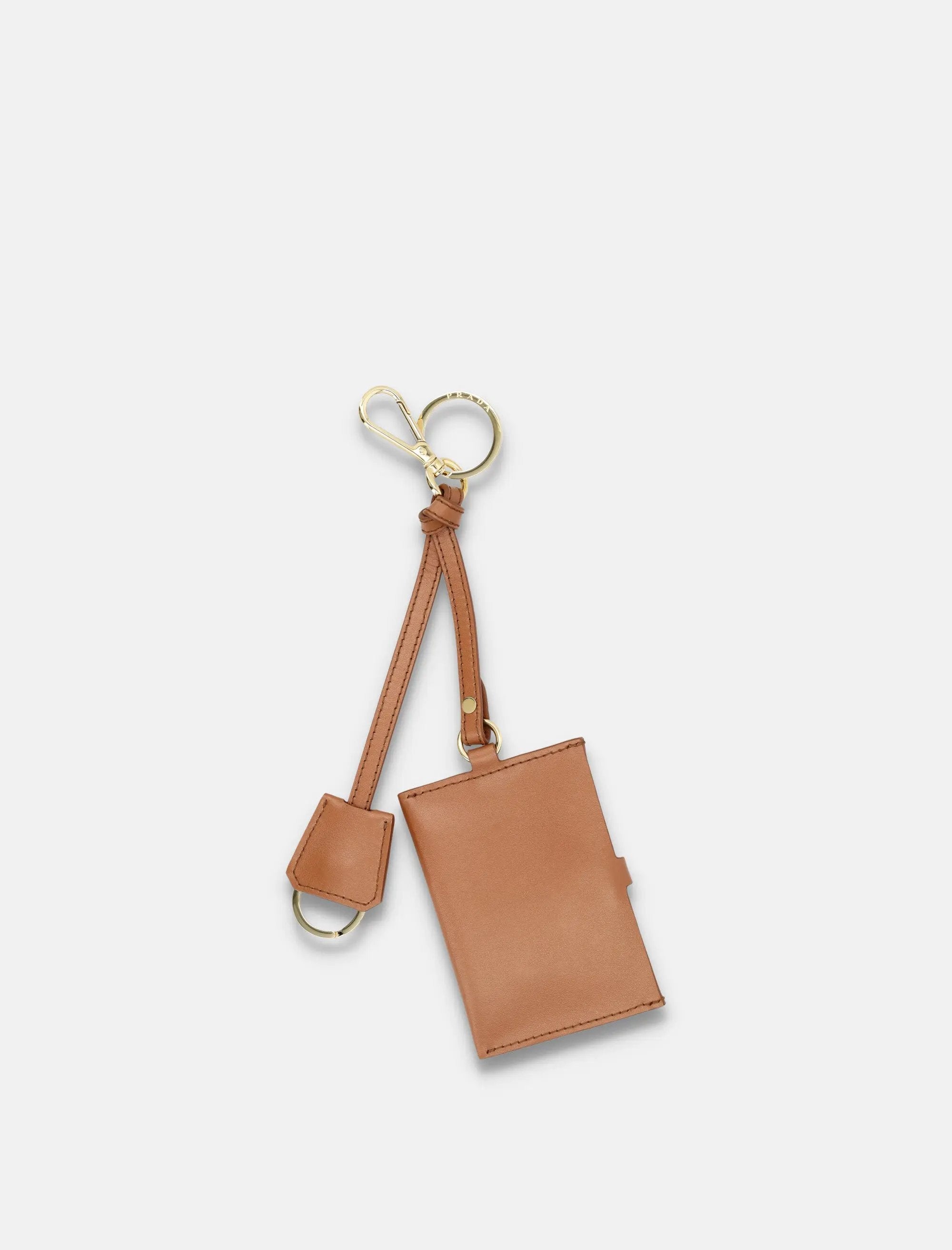 Leather Keychain Card Holder Prada оригінал – Купити в Україні – вид ззаду