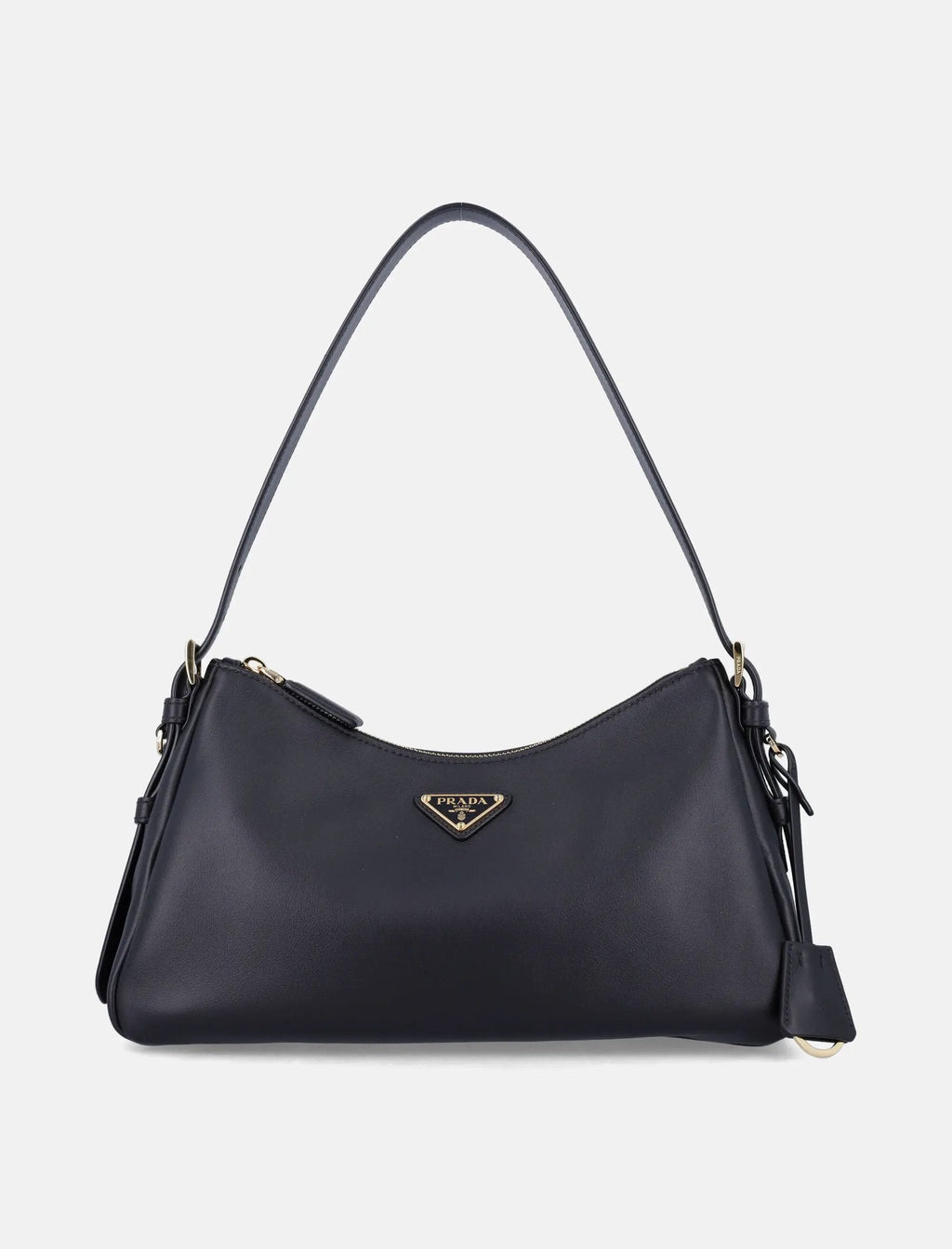 Оригінальна Leather Hobo Bag Prada – боковий вид