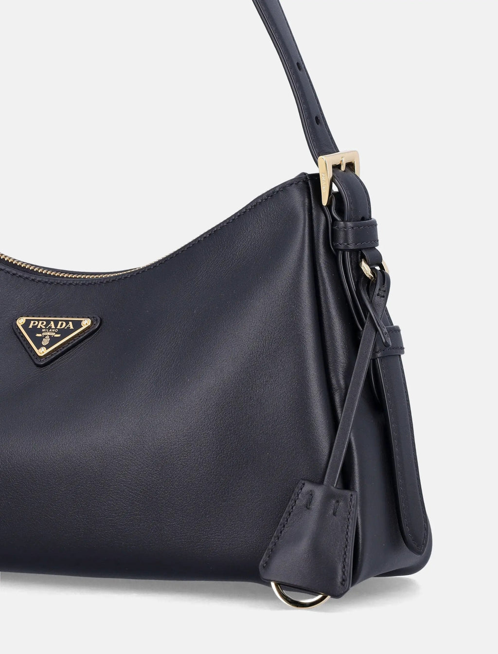 Оригінальна Leather Hobo Bag Prada – вид ззаду
