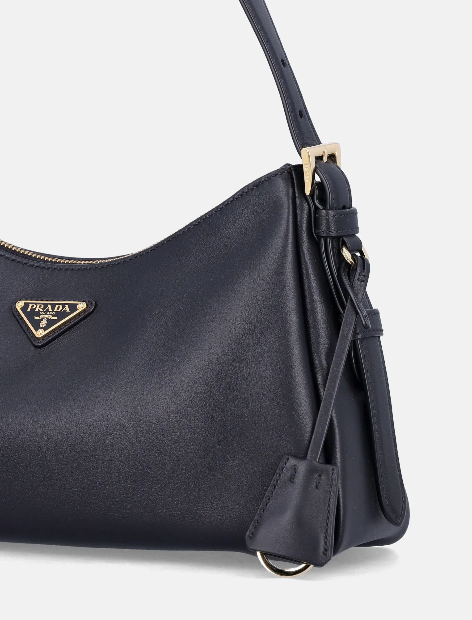 Оригінальна Leather Hobo Bag Prada – вид ззаду