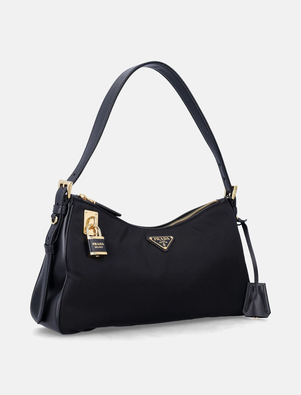 Black Nylon Hobo Bag Prada оригінал – Купити в Україні – детальний вид