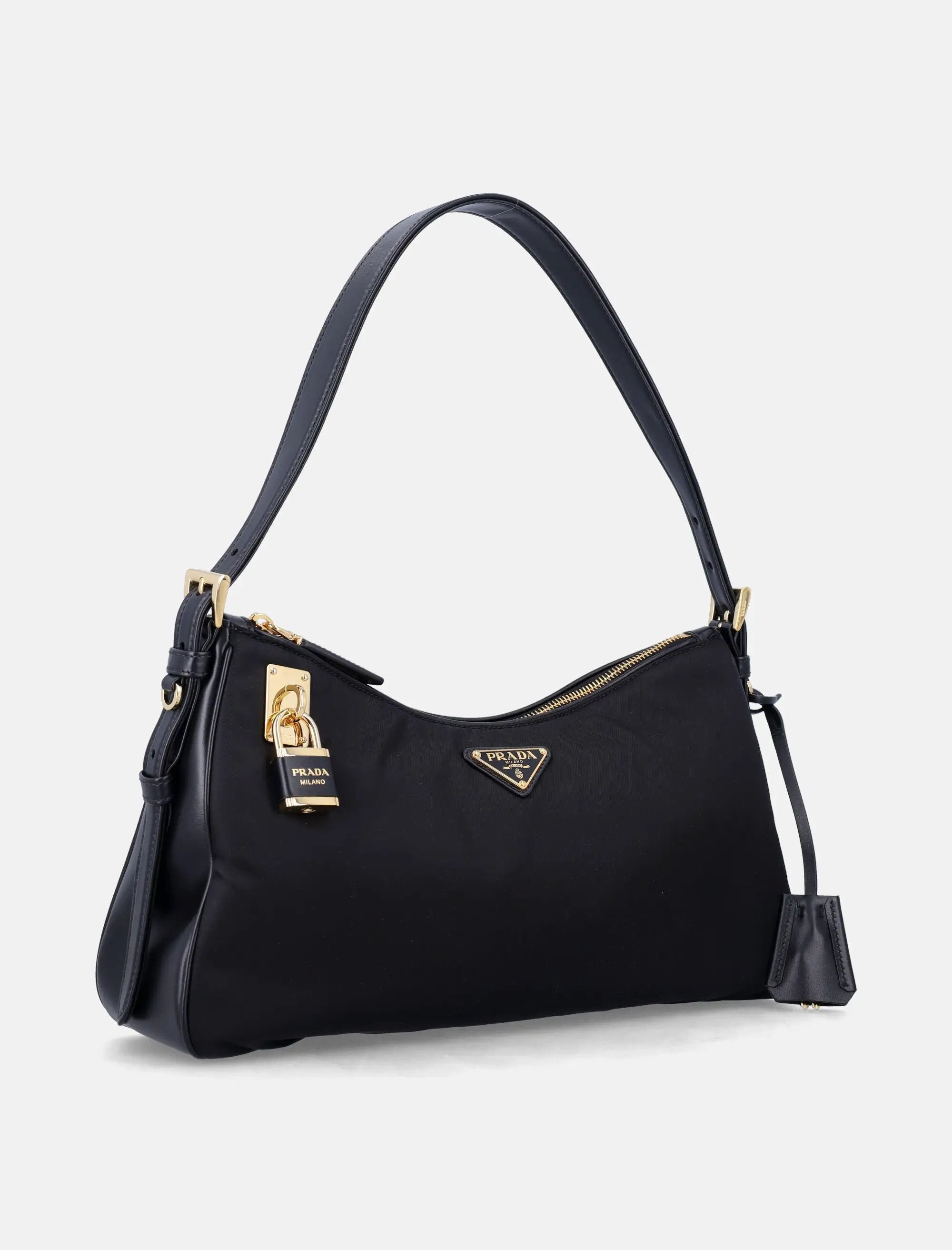 Black Nylon Hobo Bag Prada оригінал – Купити в Україні – детальний вид