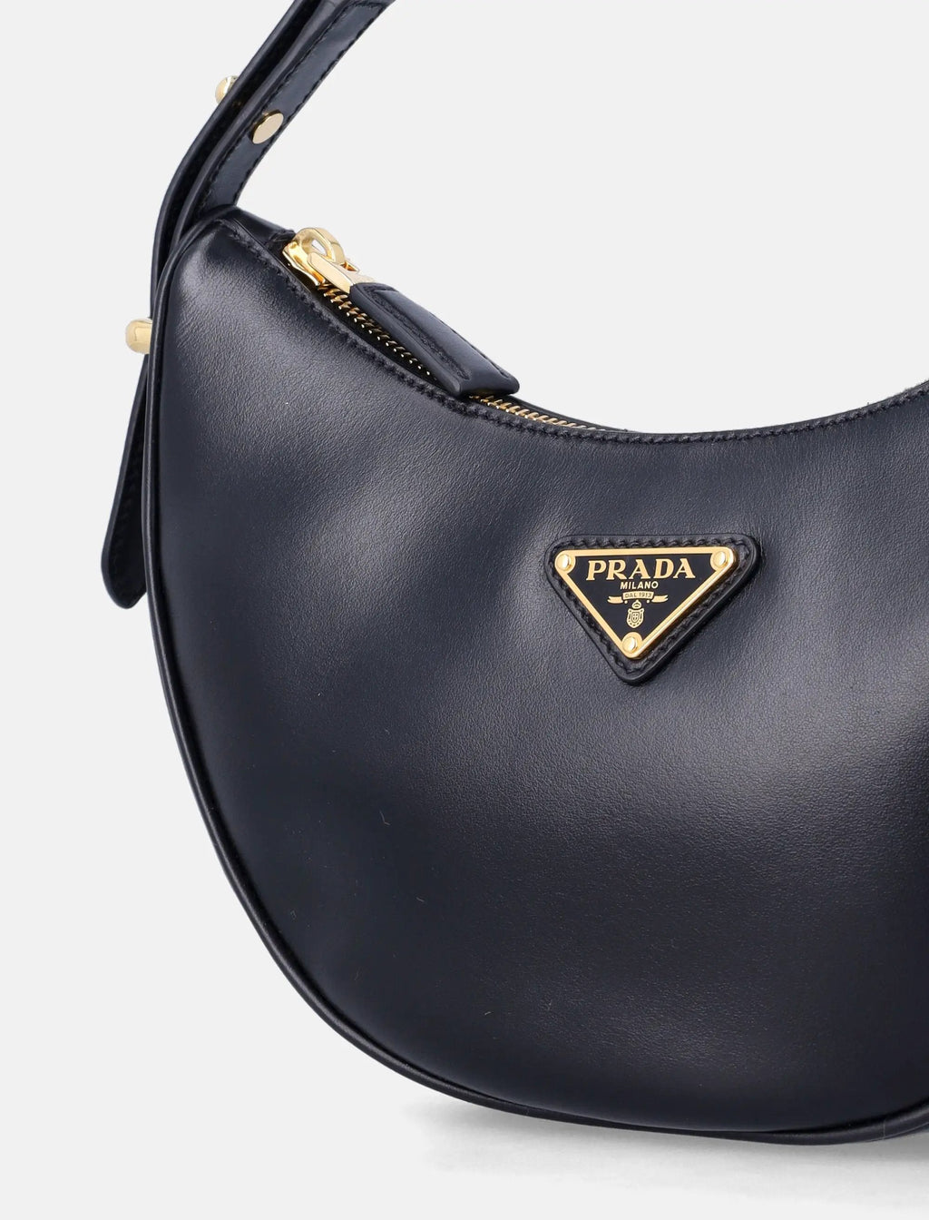 Оригінальна Arqué Small Leather Shoulder Bag Prada – вид ззаду