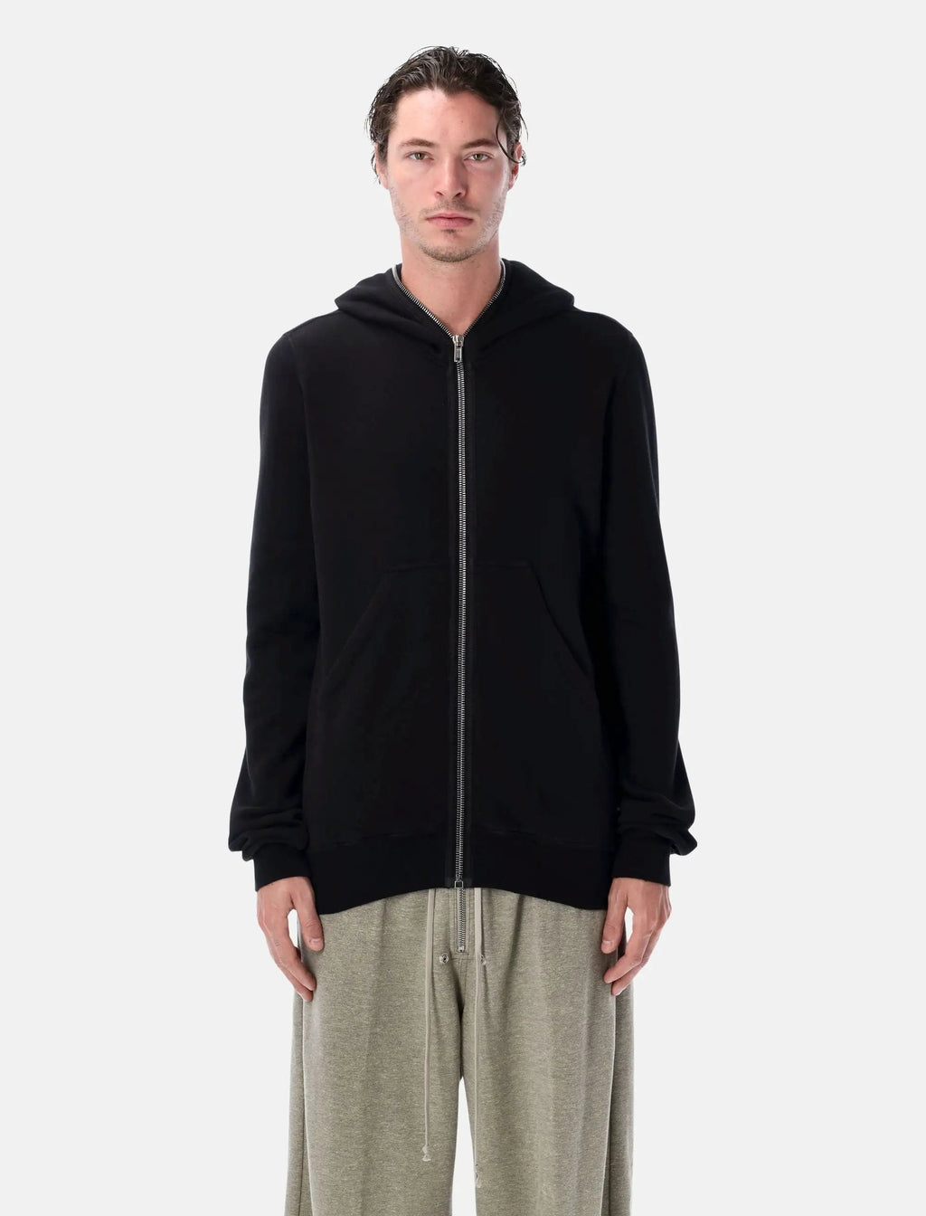 Gimp Hoodie In Slub Fleece Rick owens оригінал – Купити в Україні – боковий вид