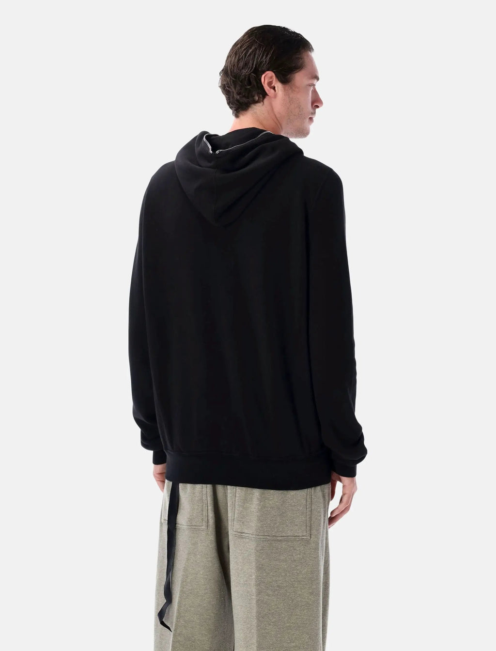 Gimp Hoodie In Slub Fleece Rick owens оригінал – Купити в Україні – вид ззаду