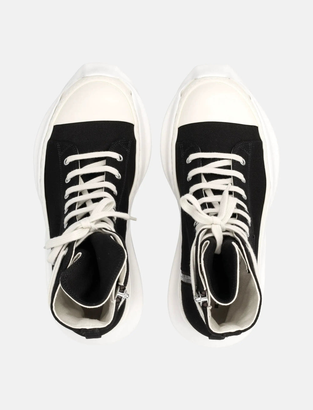 Оригінальна Cargo Abstract Sneaks High Top With Bumper Sole Rick owens – вид ззаду