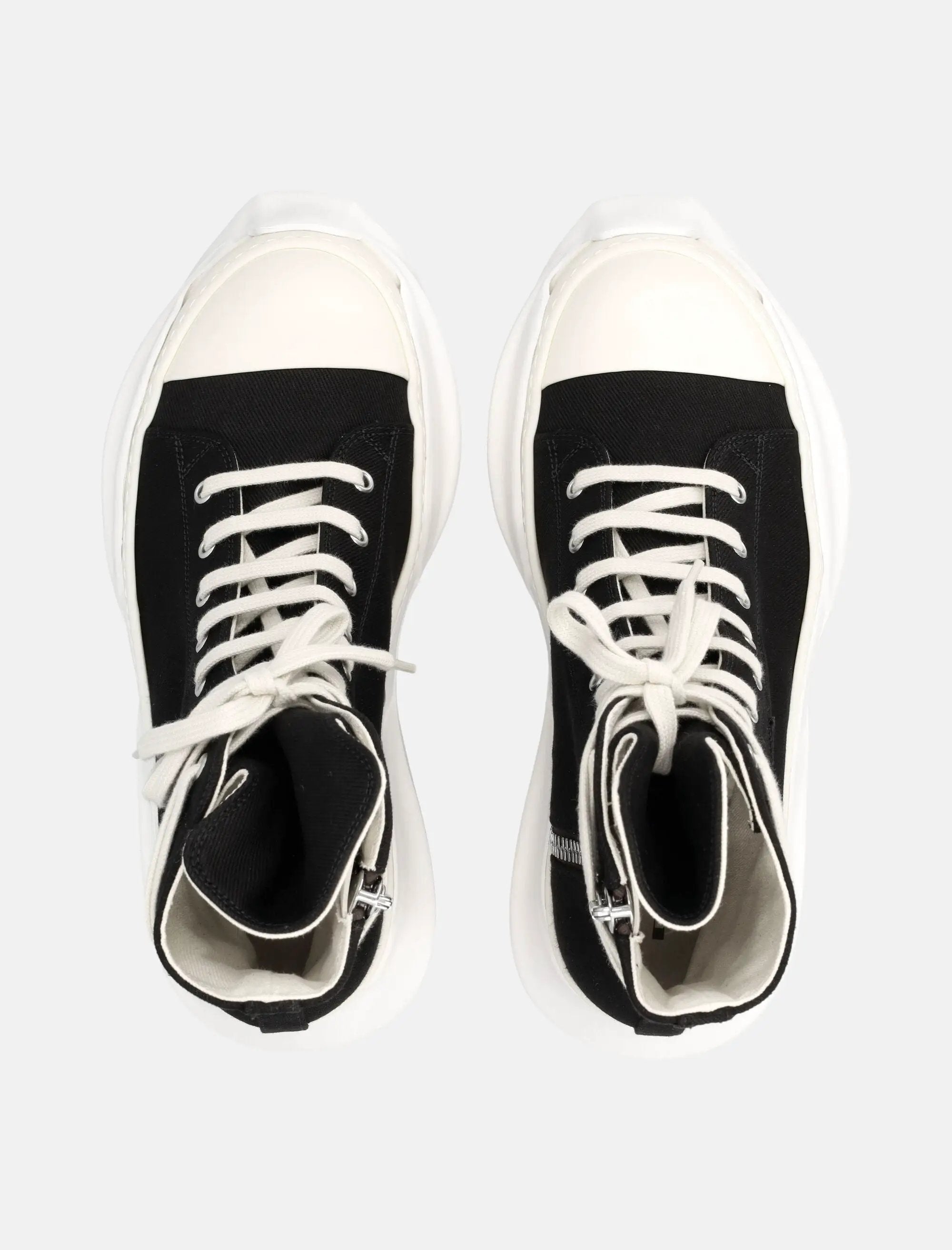 Оригінальна Cargo Abstract Sneaks High Top With Bumper Sole Rick owens – вид ззаду