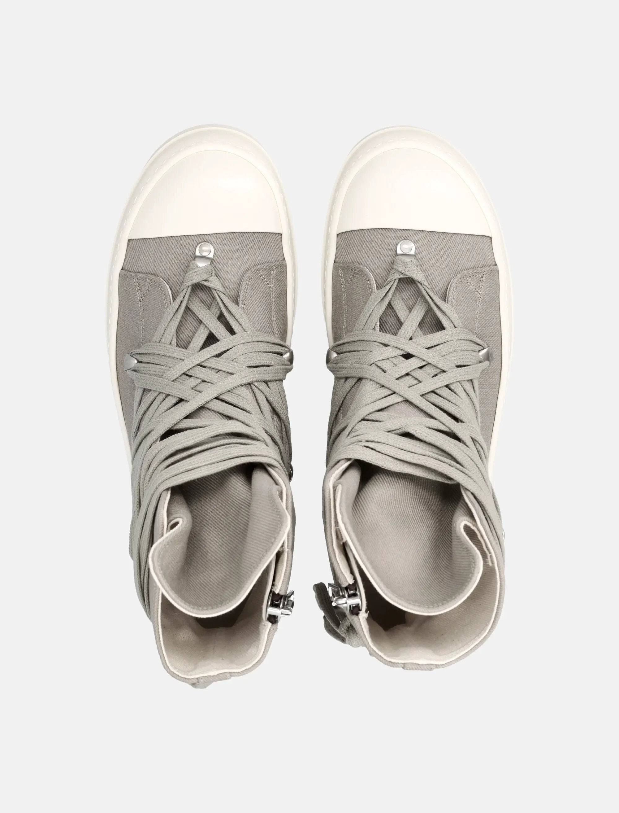 Megalace Sneaks In Overdyed Denim Rick owens – Гарантія оригінальності – вид ззаду