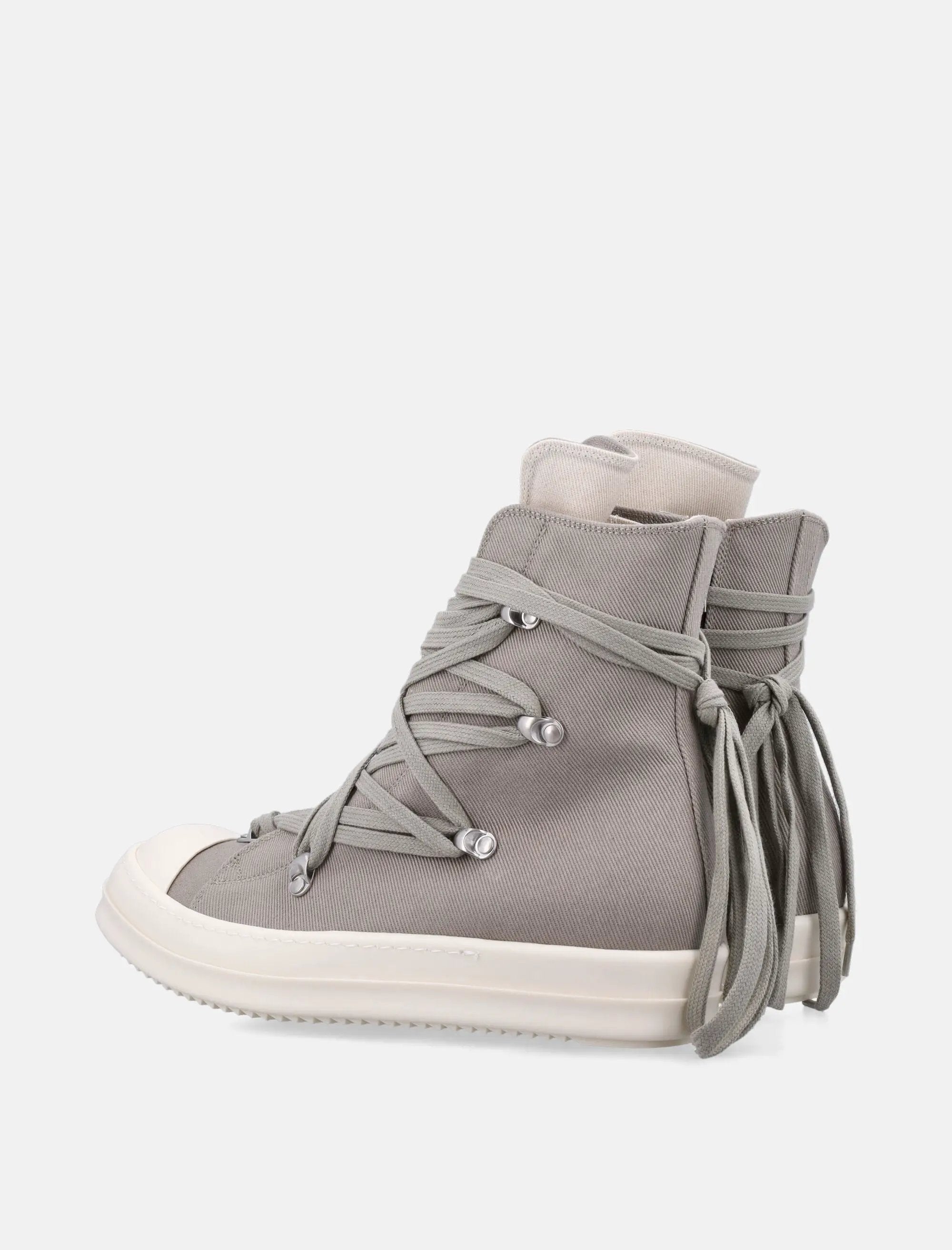 Megalace Sneaks In Overdyed Denim Rick owens – Гарантія оригінальності – збільшений вид