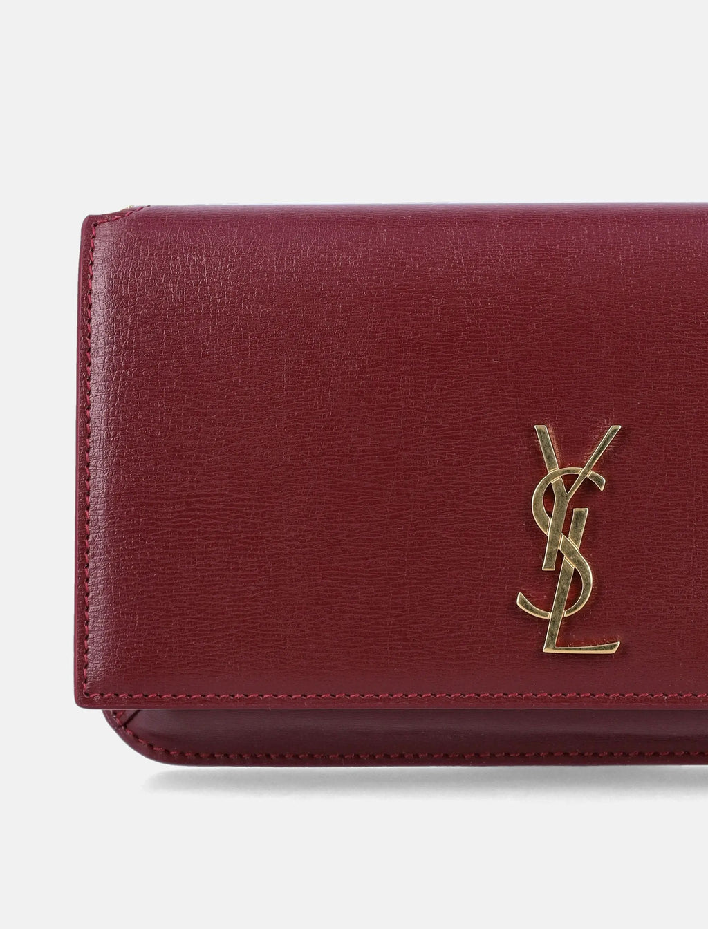 Оригінальна Cassandre Leather Phone Holder Saint laurent – вид ззаду