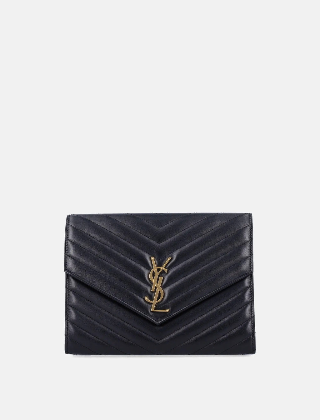 Cassandre Matelassé Flap Pouch In Quilted Lambskin Saint laurent – Гарантія оригінальності – боковий вид