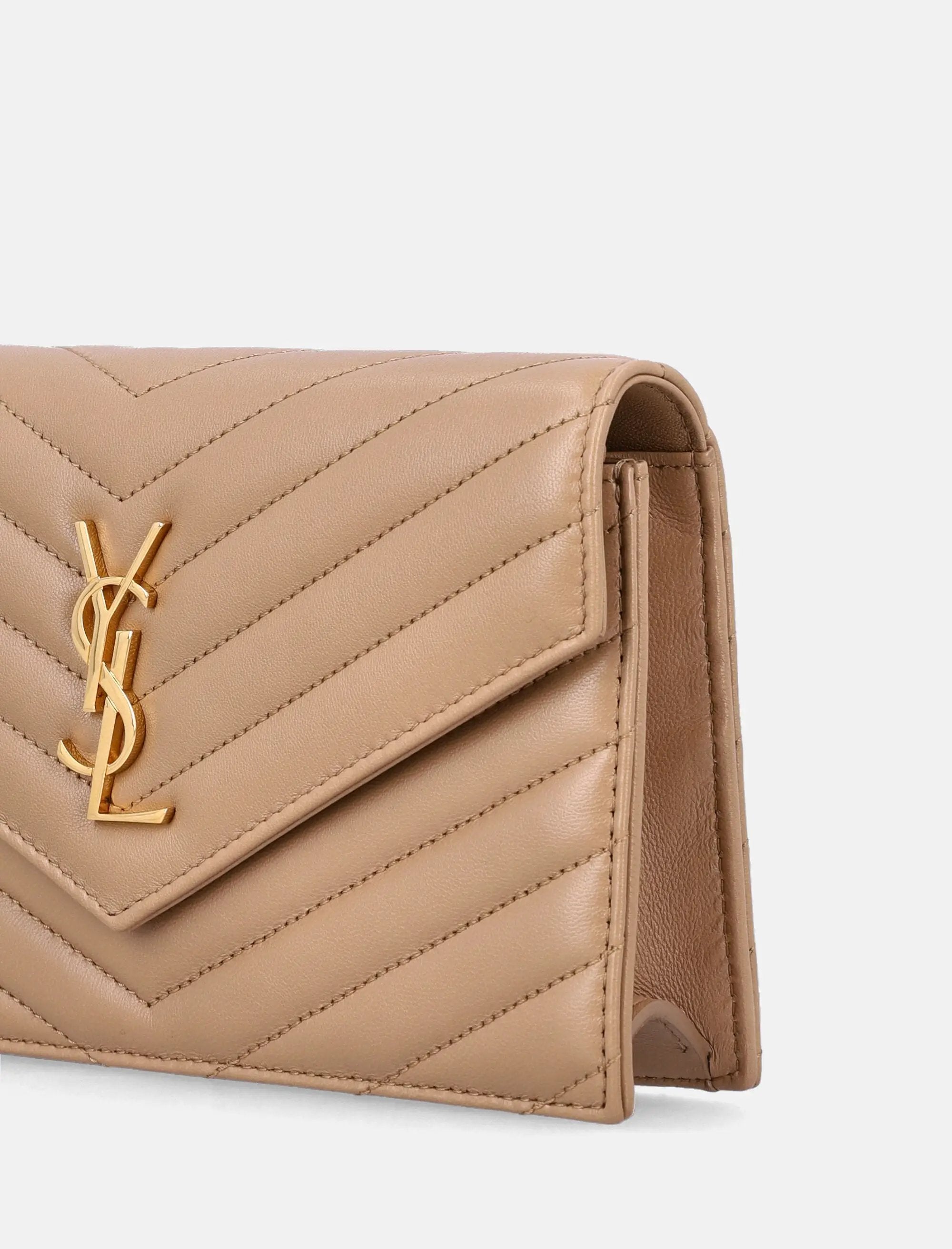 Оригінальна Cassandre Lambskin Chain Wallet Saint laurent – вид ззаду