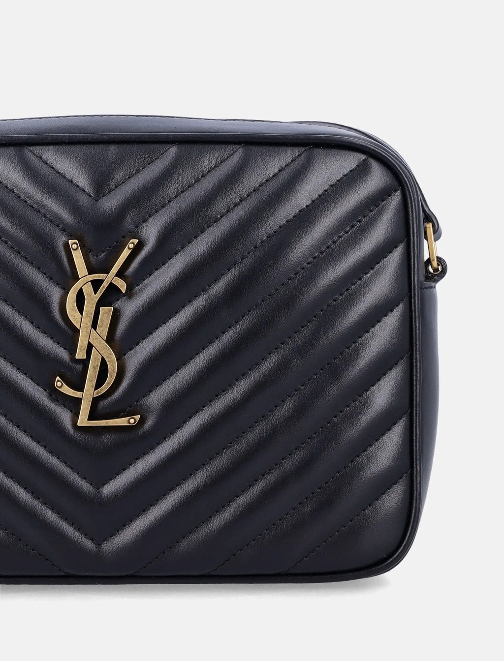 Lou Camera Bag In Quilted Leather Saint laurent оригінал – Купити в Україні – вид ззаду