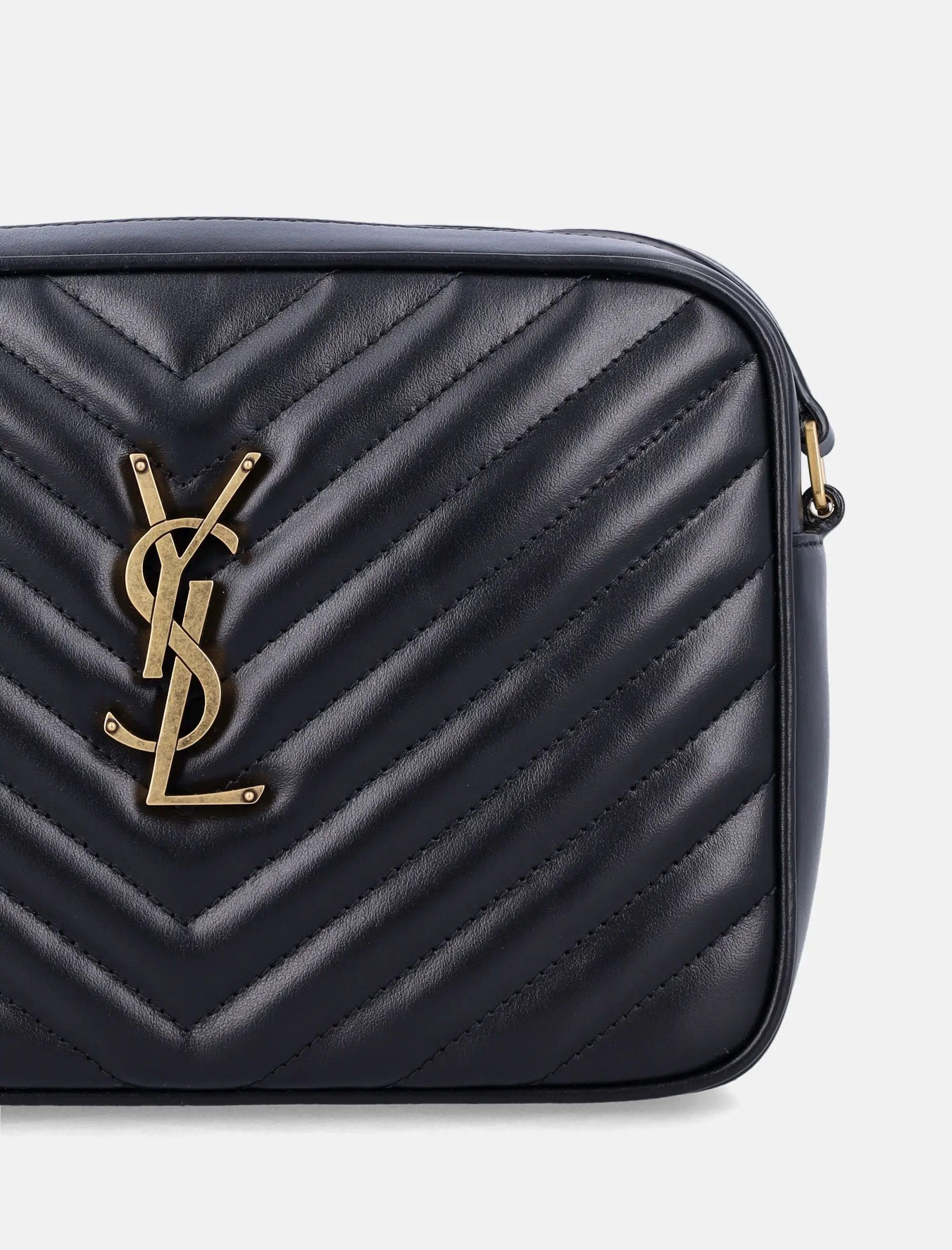 Lou Camera Bag In Quilted Leather Saint laurent оригінал – Купити в Україні – вид ззаду