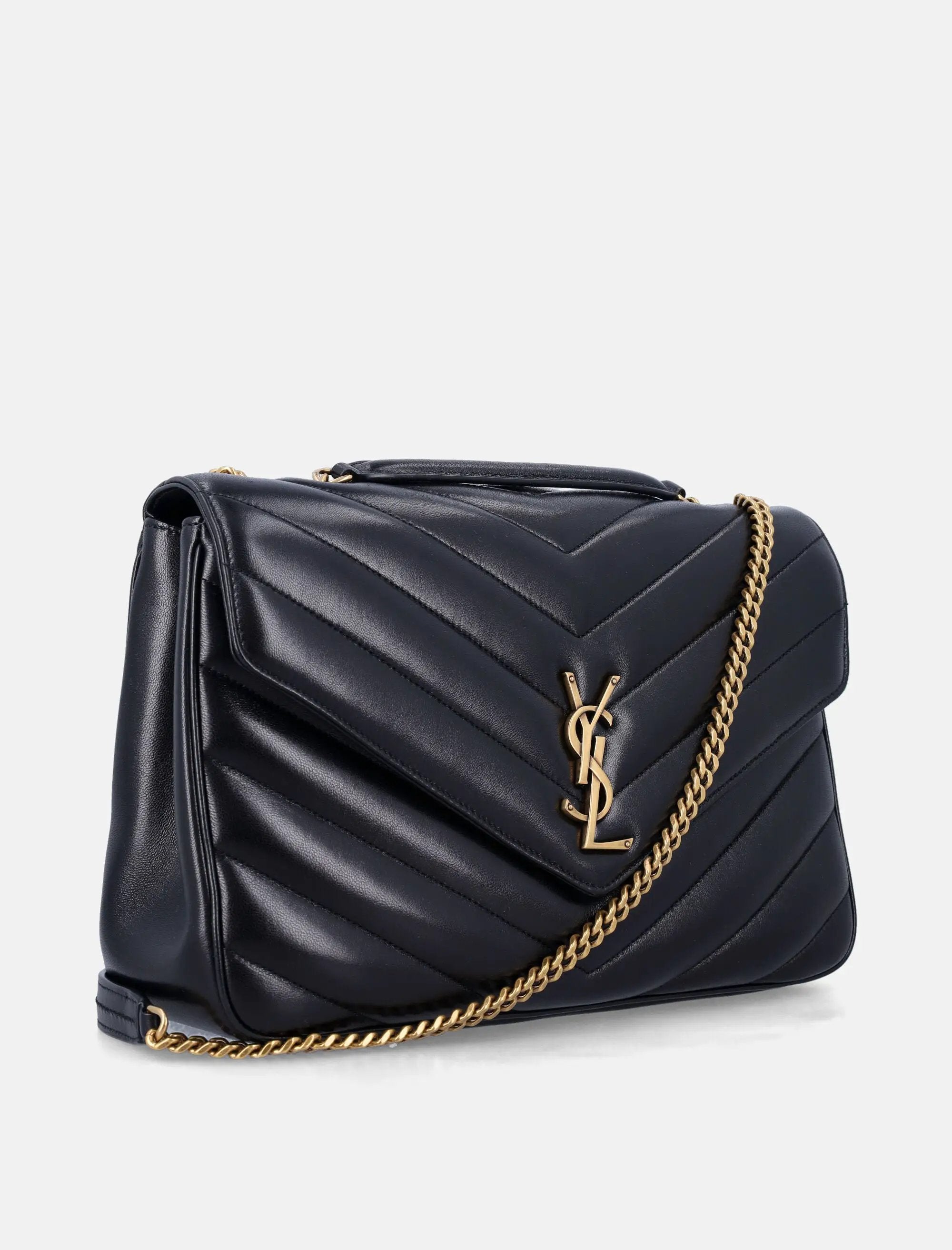 Loulou Large Matelassé Lambskin Chain Bag Saint laurent оригінал – Купити в Україні – детальний вид