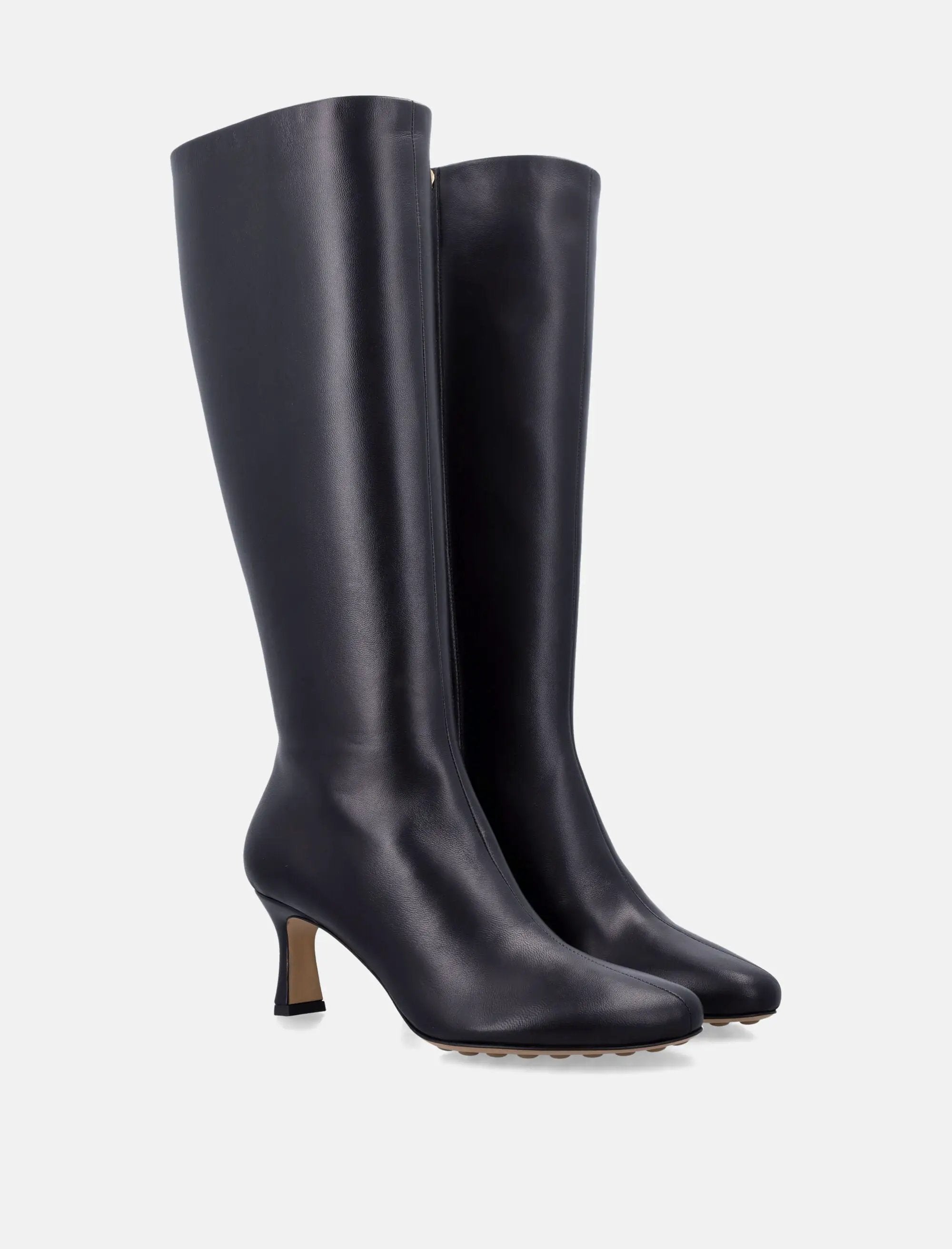 Оригінальна Rana Nappa Leather Knee High Boots Bottega veneta – вид ззаду
