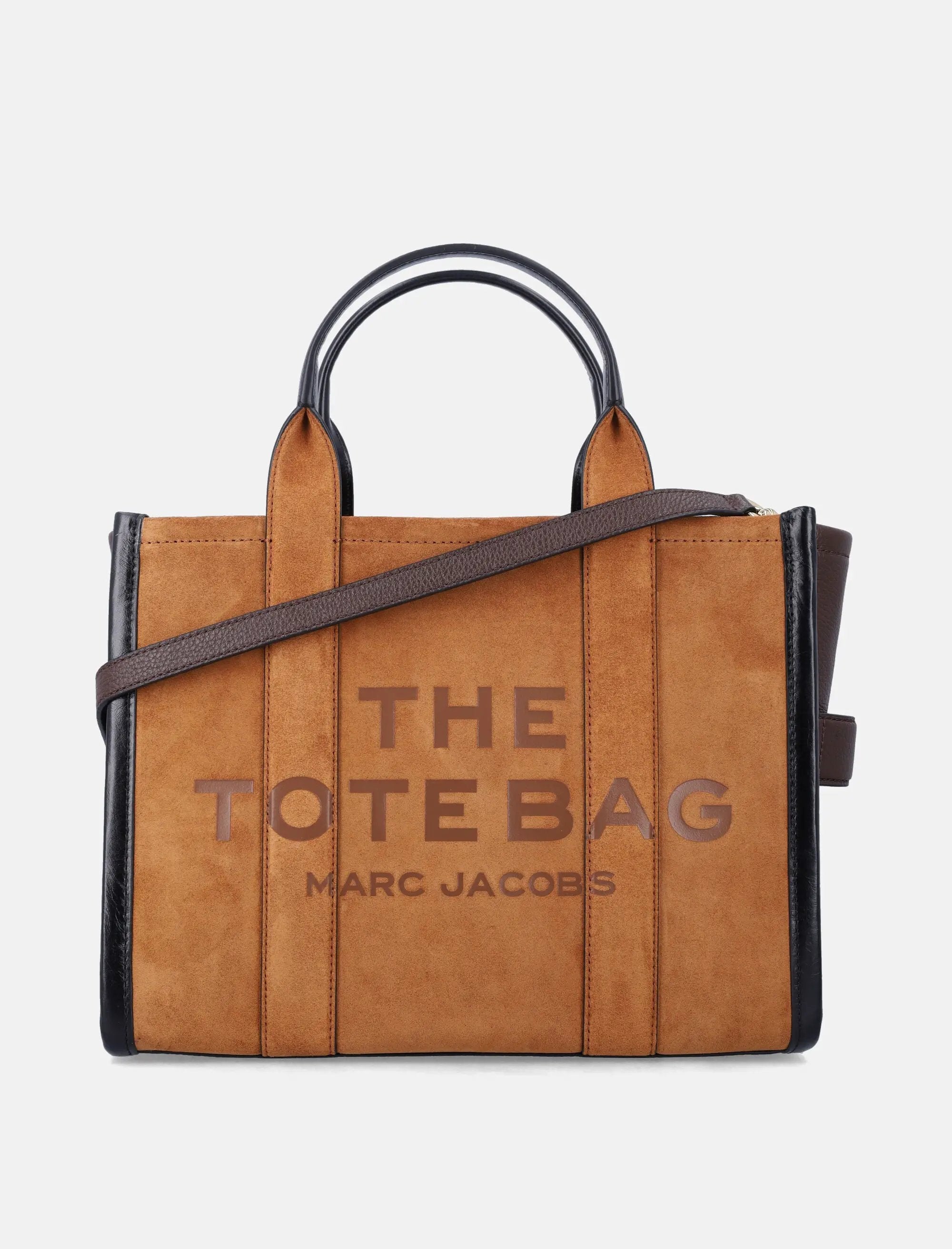 Suede Medium Tote Bag Marc jacobs оригінал – Купити в Україні – боковий вид