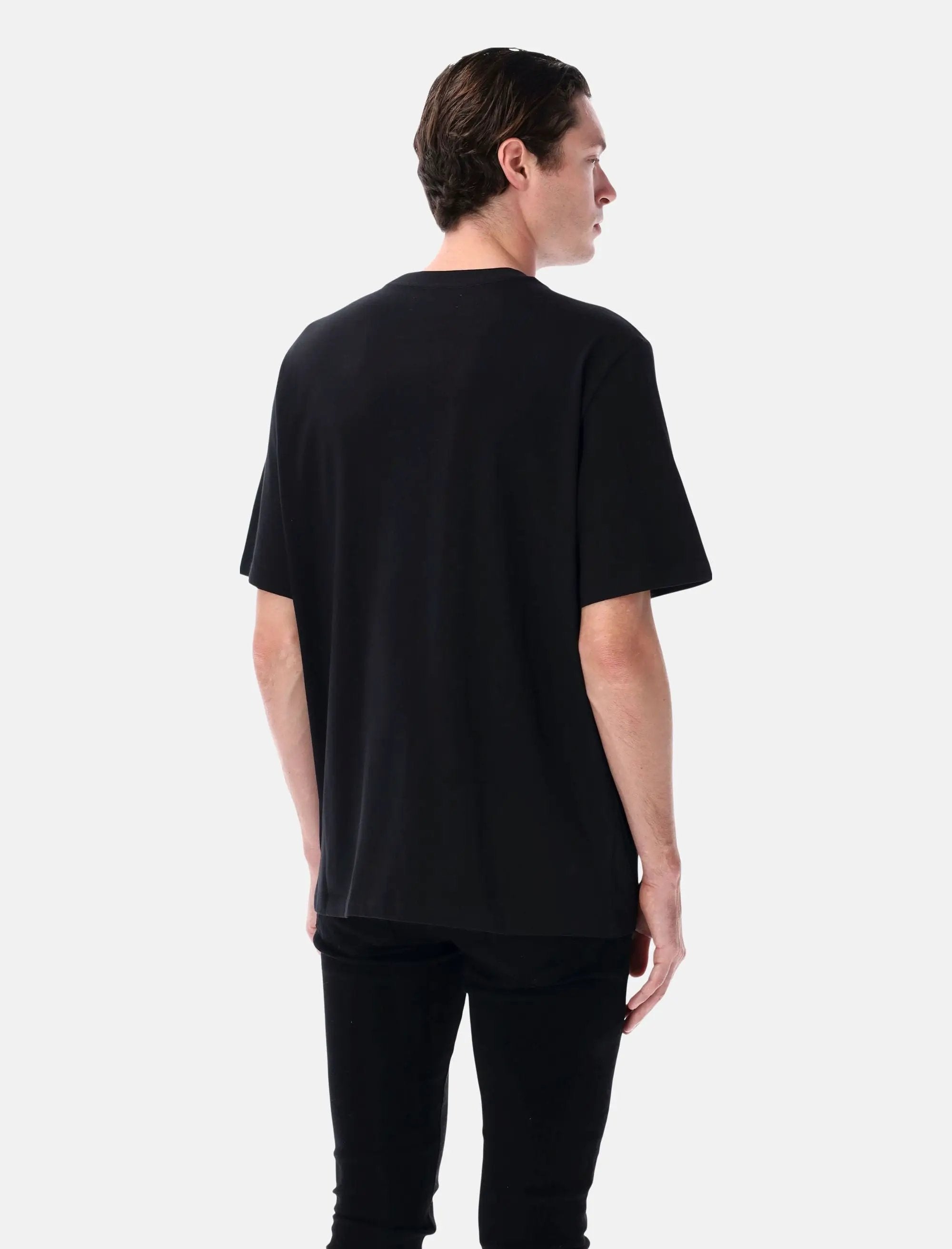 Black Staggered Logo T Shirt Amiri – Гарантія оригінальності – вид ззаду