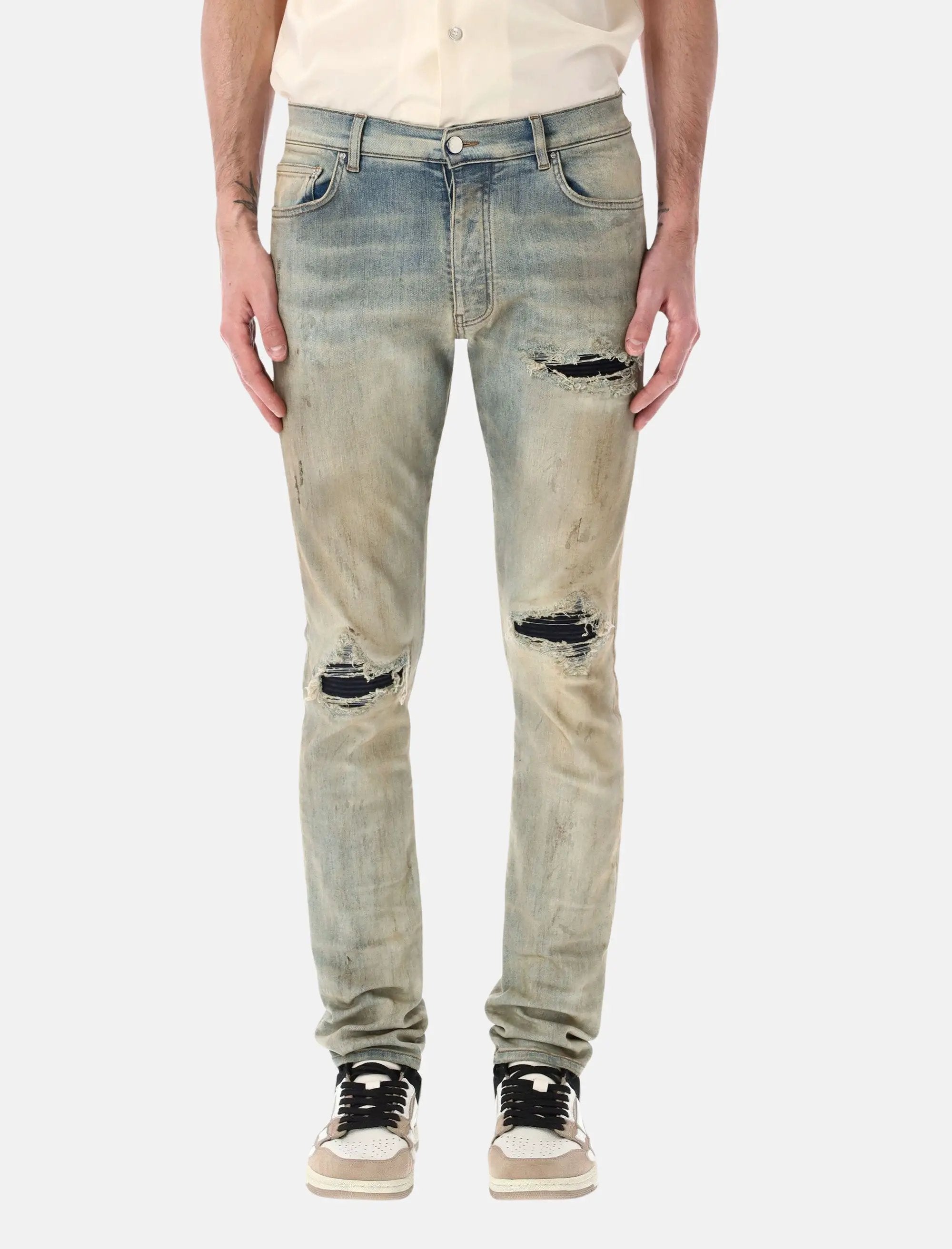 Mx1 Antique Indigo Jeans Amiri – Гарантія оригінальності – боковий вид