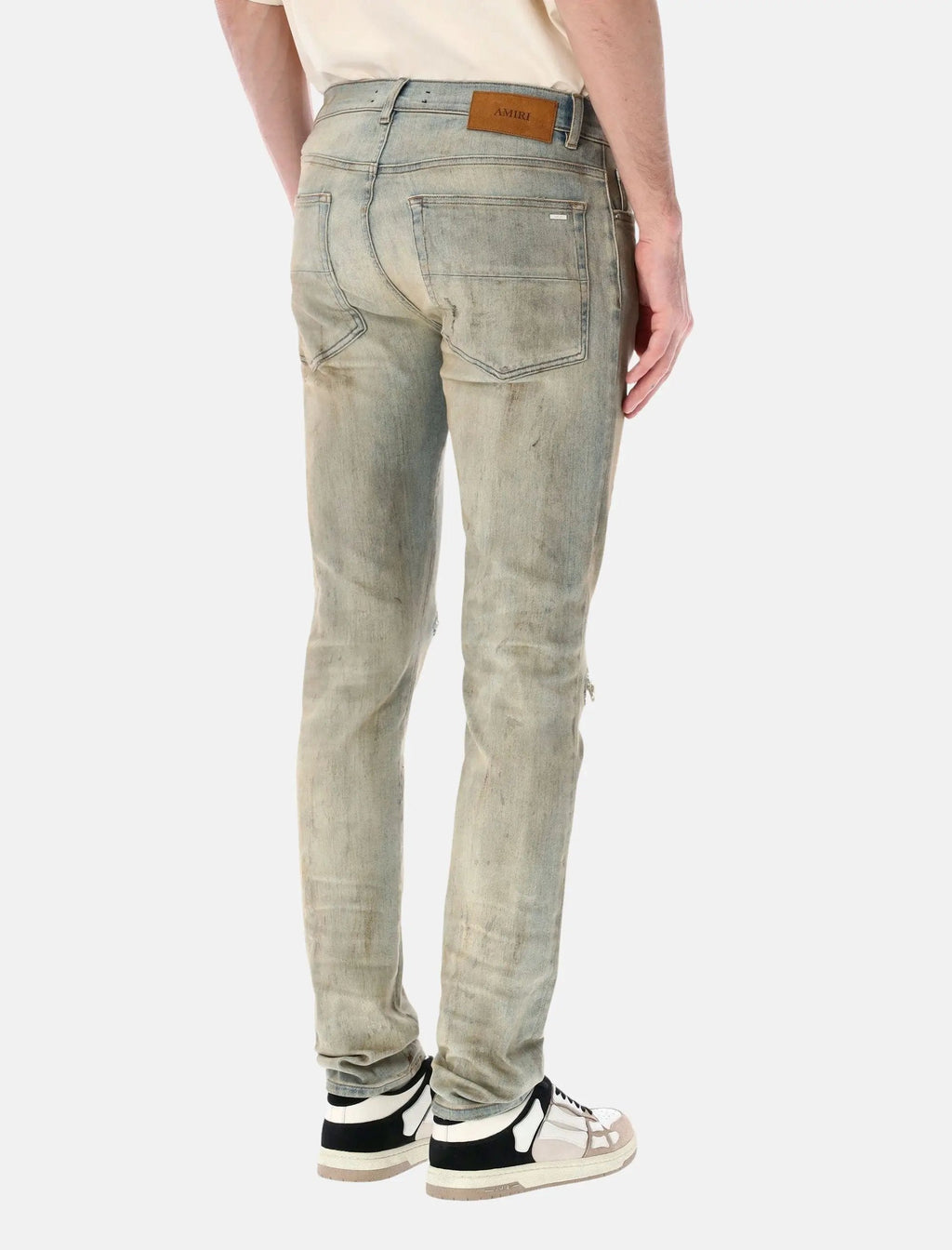 Mx1 Antique Indigo Jeans Amiri – Гарантія оригінальності – вид ззаду