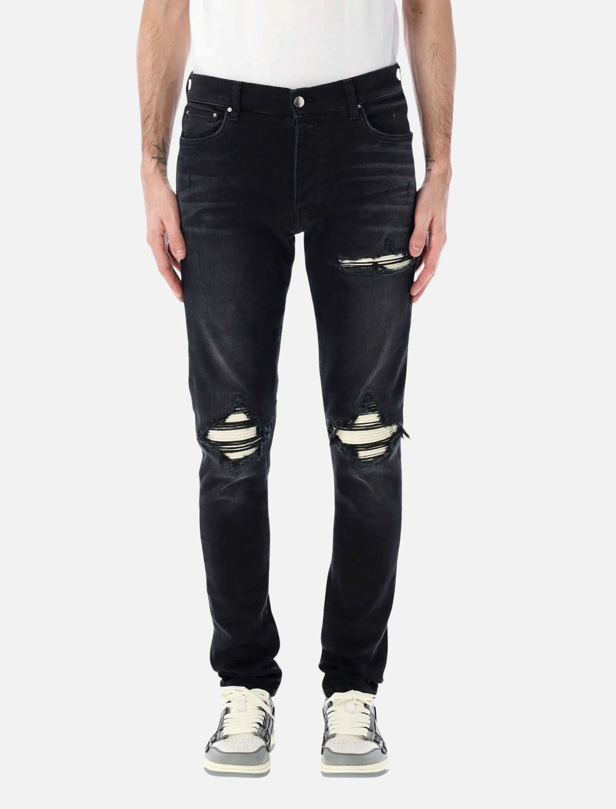 Оригінальна Mx1 Ultrasuede Jeans Amiri – боковий вид