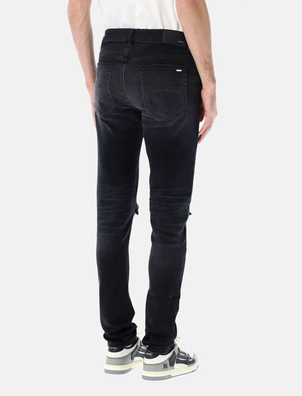 Оригінальна Mx1 Ultrasuede Jeans Amiri – вид ззаду