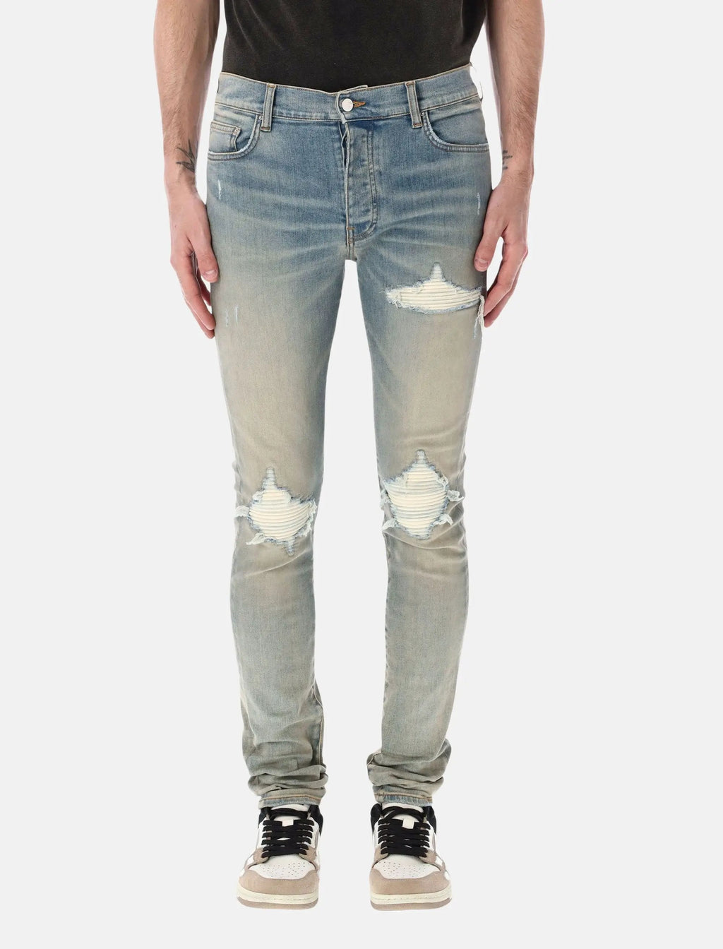 Оригінальна Mx1 Ultrasuede Jeans Amiri – боковий вид