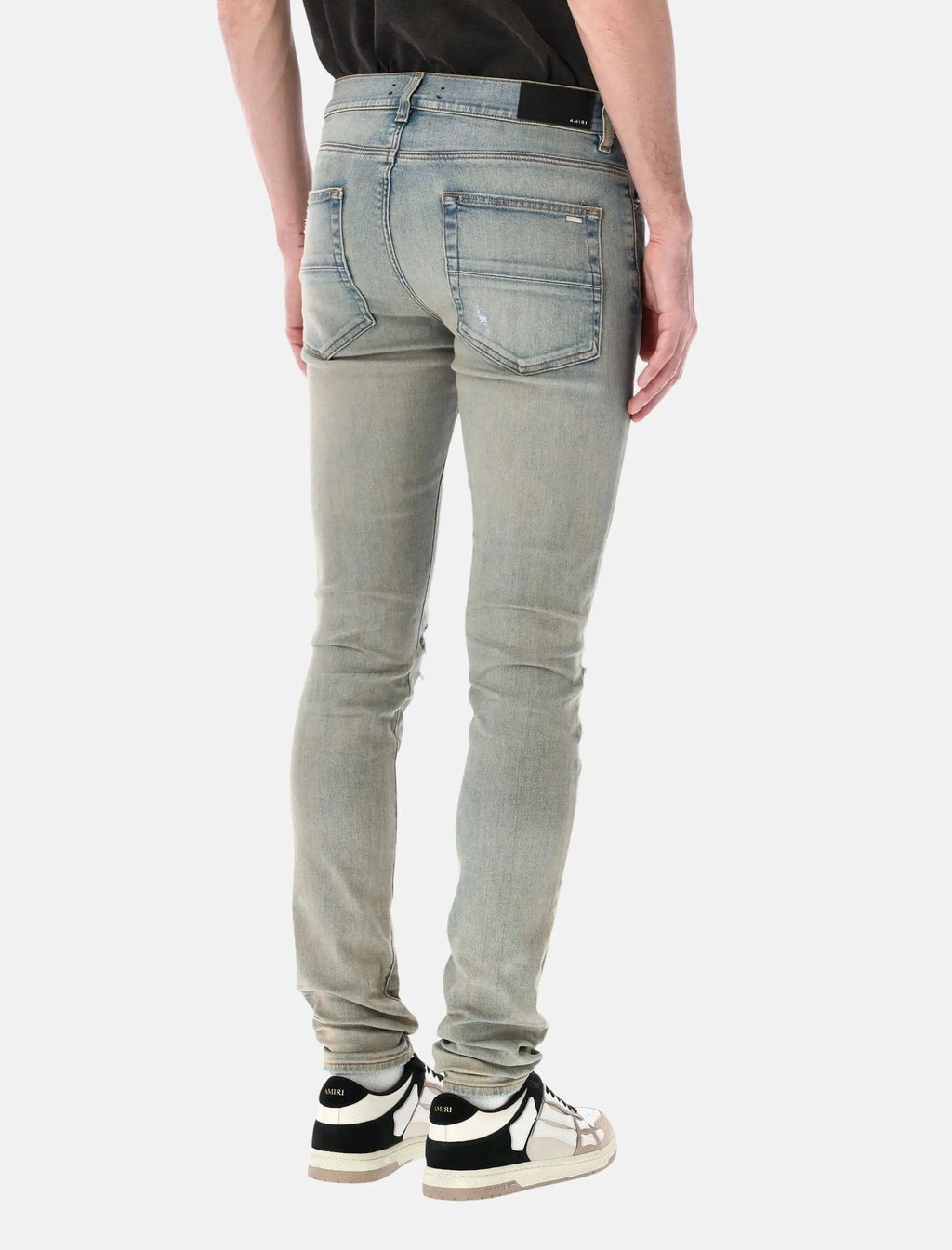 Оригінальна Mx1 Ultrasuede Jeans Amiri – вид ззаду