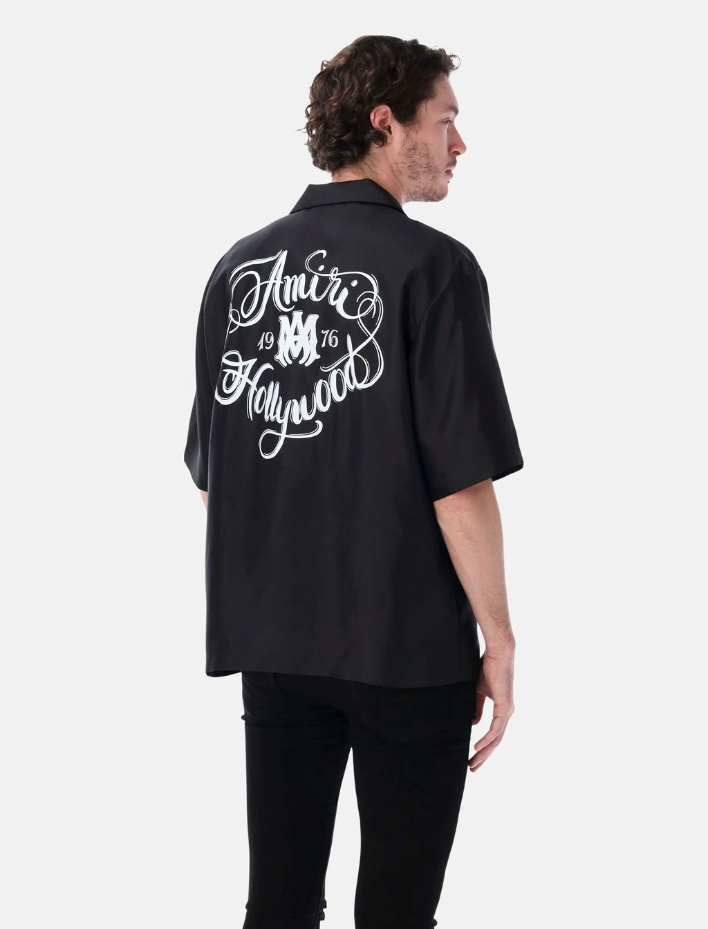 Оригінальна Hollywood Silk Camp Shirt Amiri – вид ззаду