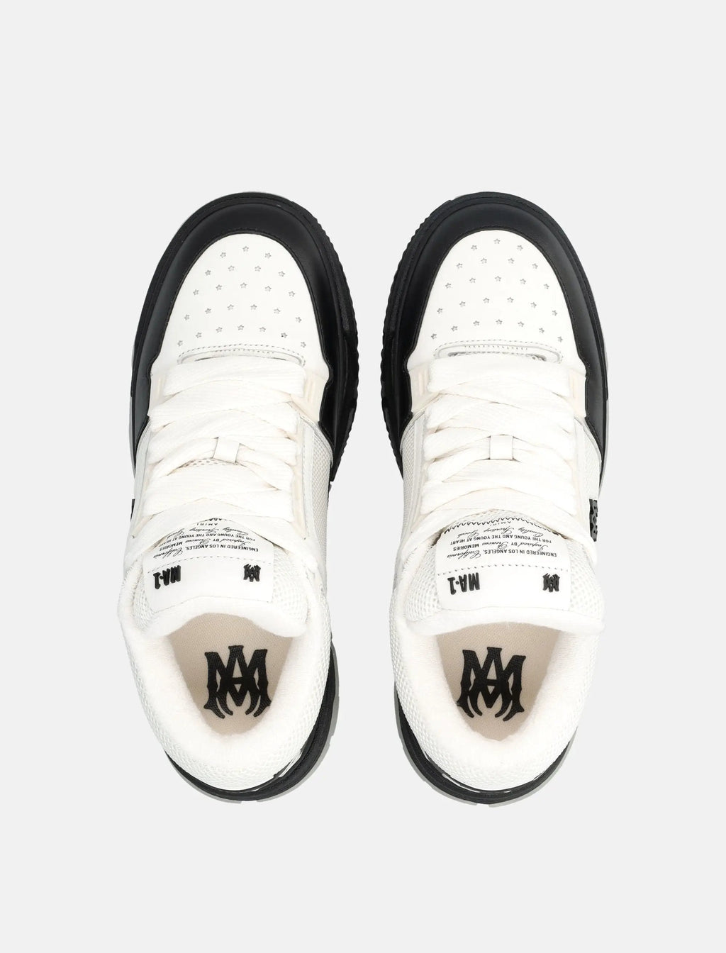 Ma 1 Leather Mesh Sneakers Amiri – Гарантія оригінальності – вид ззаду
