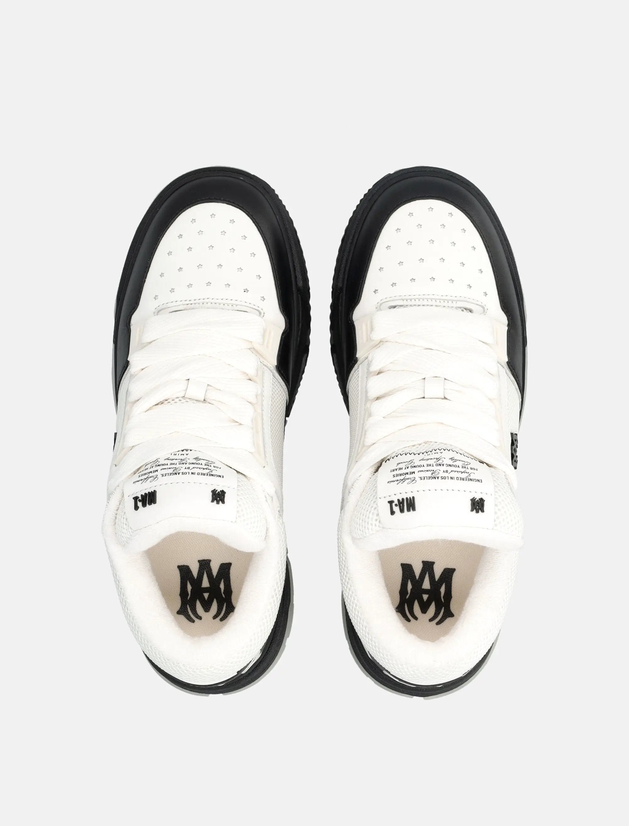 Ma 1 Leather Mesh Sneakers Amiri – Гарантія оригінальності – вид ззаду
