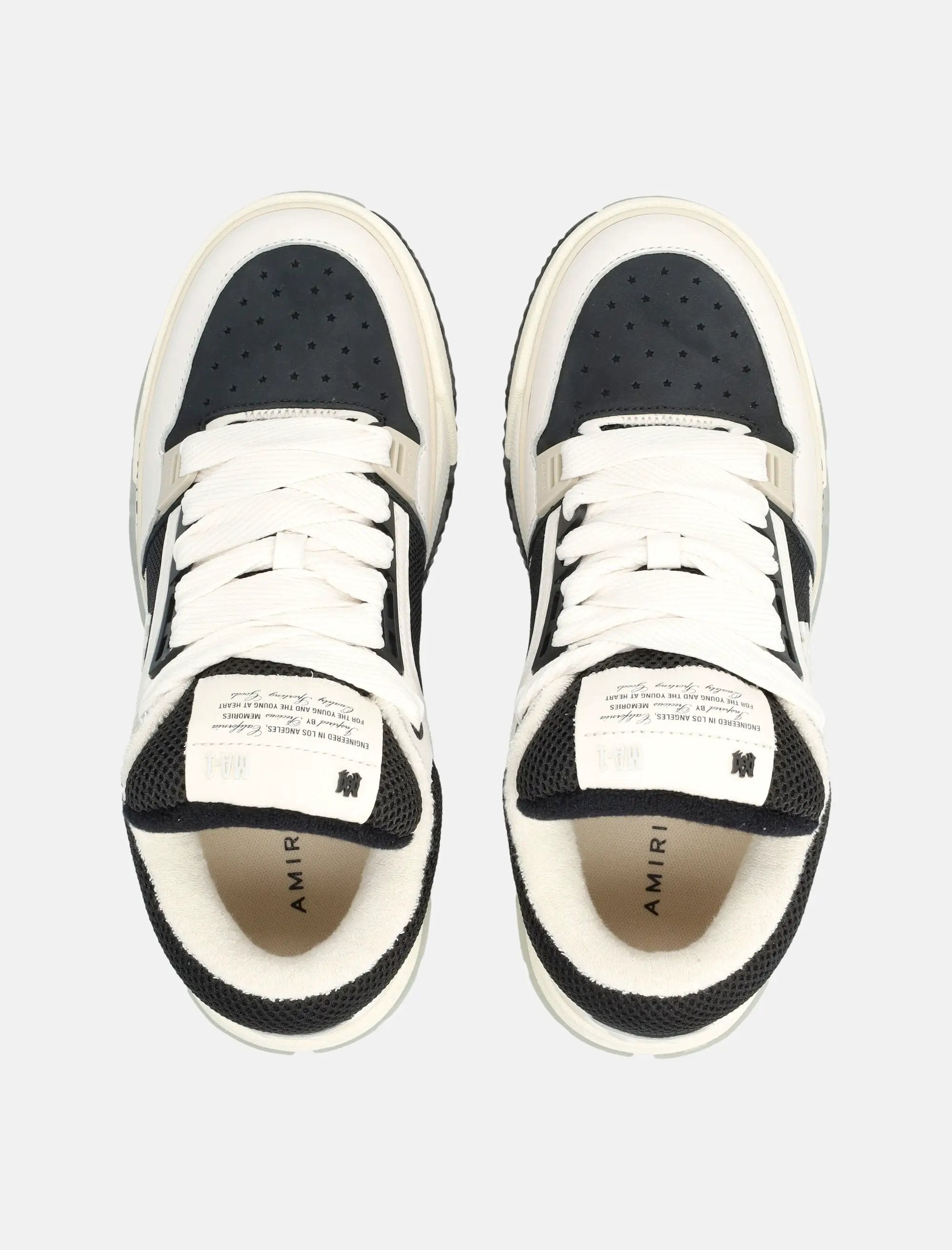 Ma 1 Leather Mesh Sneakers Amiri – Гарантія оригінальності – вид ззаду