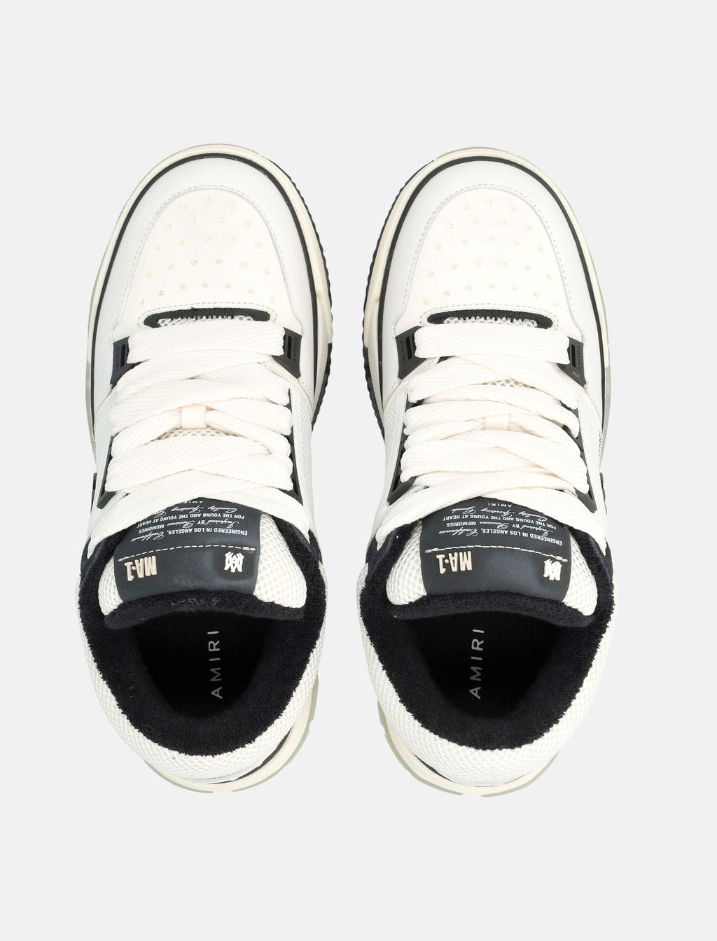 Ma 1 Leather Mesh Sneakers Amiri – Гарантія оригінальності – вид ззаду
