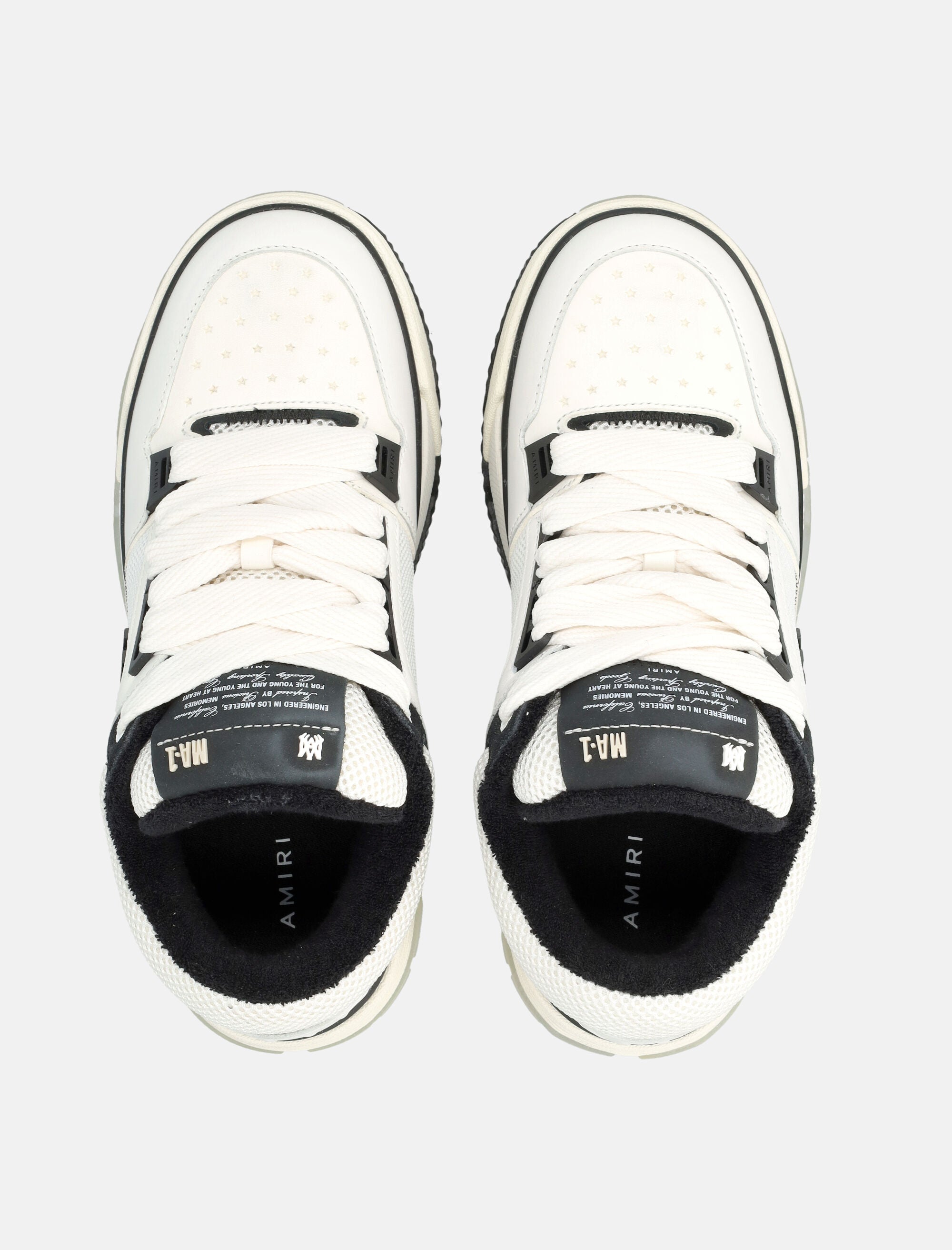 Ma 1 Leather Mesh Sneakers Amiri – Гарантія оригінальності – вид ззаду