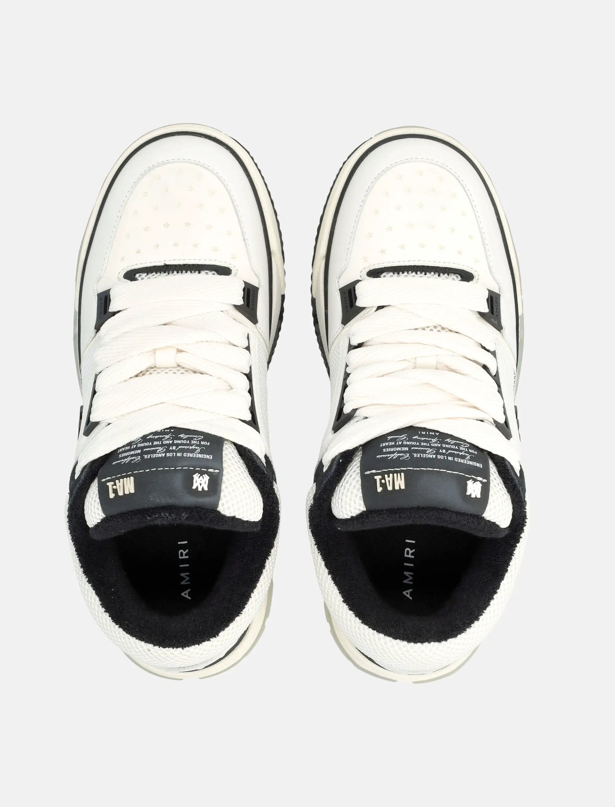 Ma 1 Leather Mesh Sneakers Amiri – Гарантія оригінальності – вид ззаду