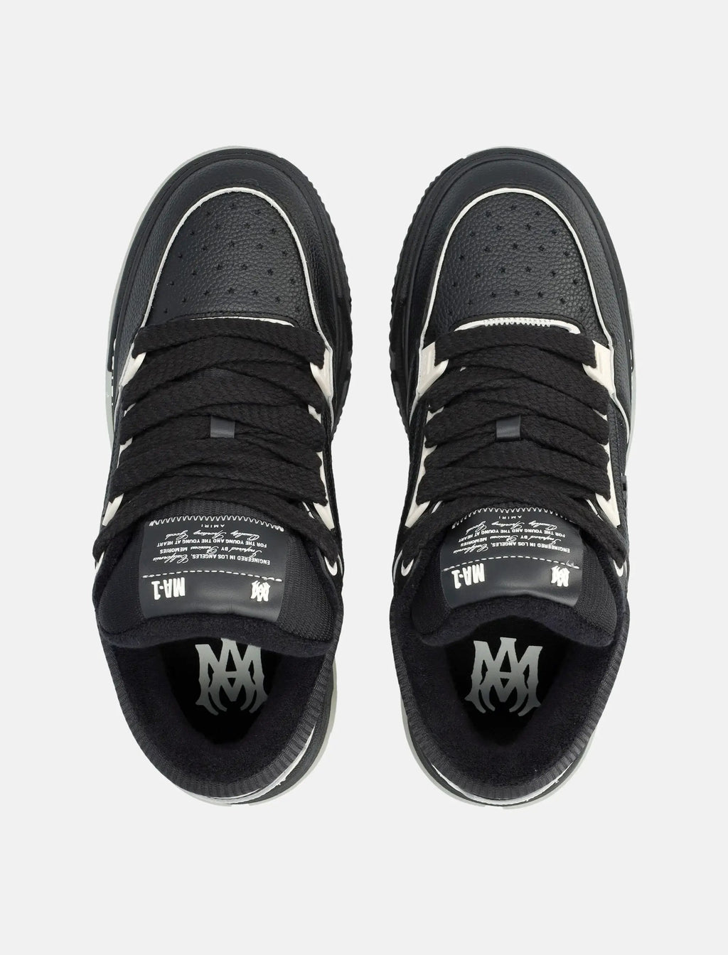Ma 1 Leather Mesh Sneakers Amiri – Гарантія оригінальності – вид ззаду