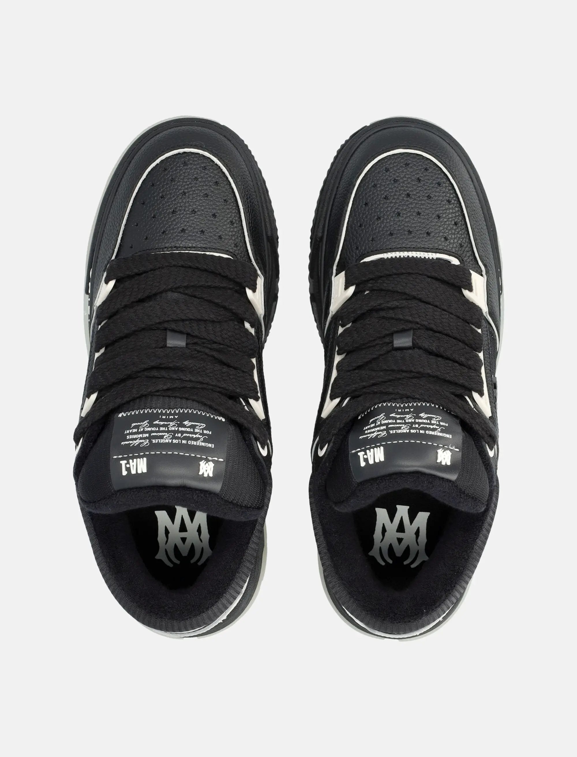 Ma 1 Leather Mesh Sneakers Amiri – Гарантія оригінальності – вид ззаду