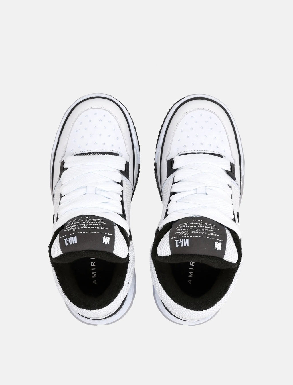 Оригінальна Ma 1 Leather Mesh Womans Sneakers Amiri – вид ззаду