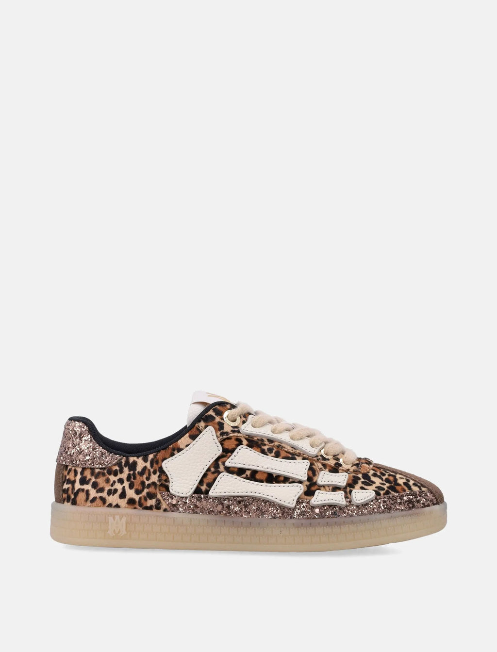 Leopard Pacific Bones Low Top Womans Sneakers Amiri – Гарантія оригінальності – боковий вид